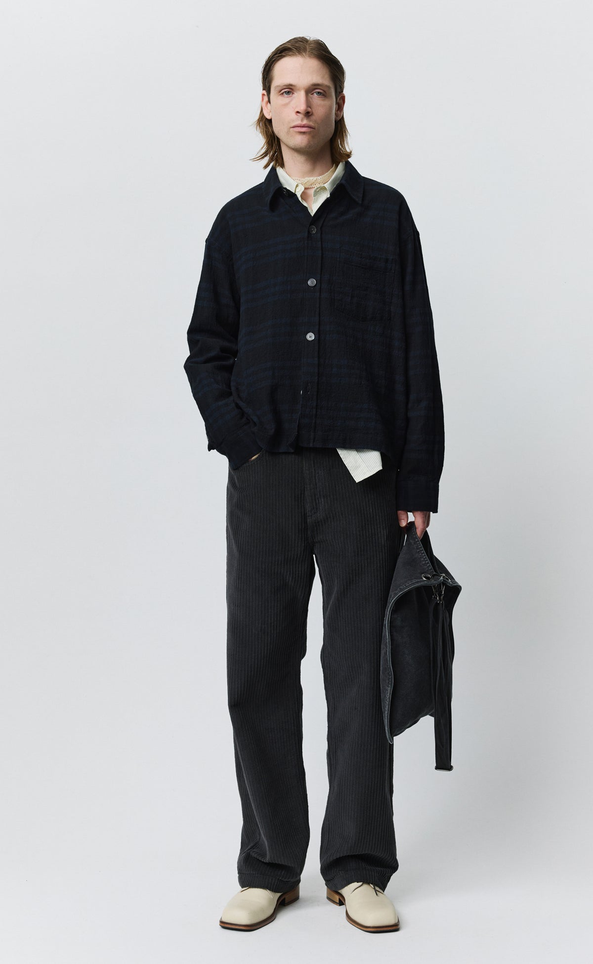 Priority Shirt - Boiled Black Check