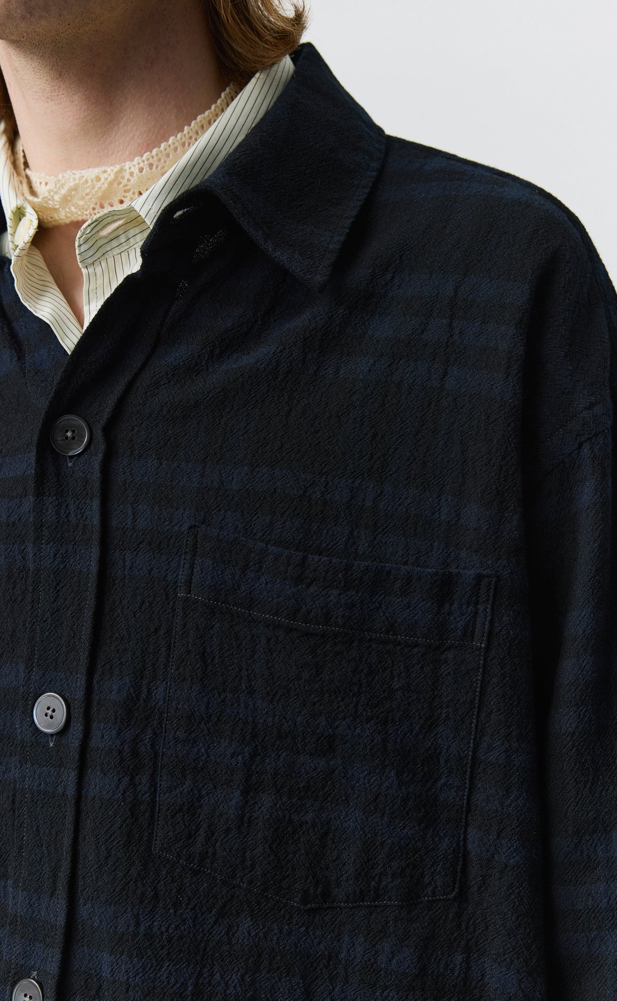 Priority Shirt - Boiled Black Check