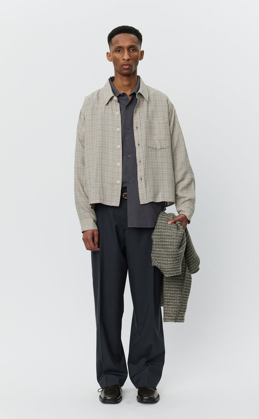 Priority Shirt  - Sepia Check