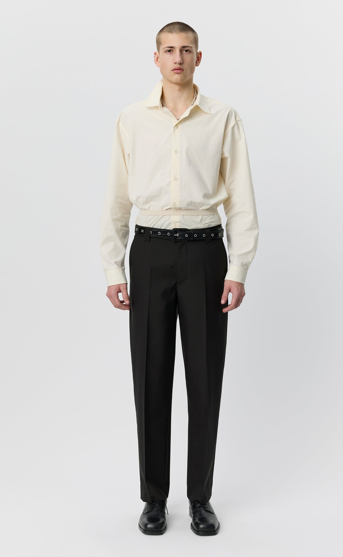 Prom Trousers - Dark Brown Dry Wool