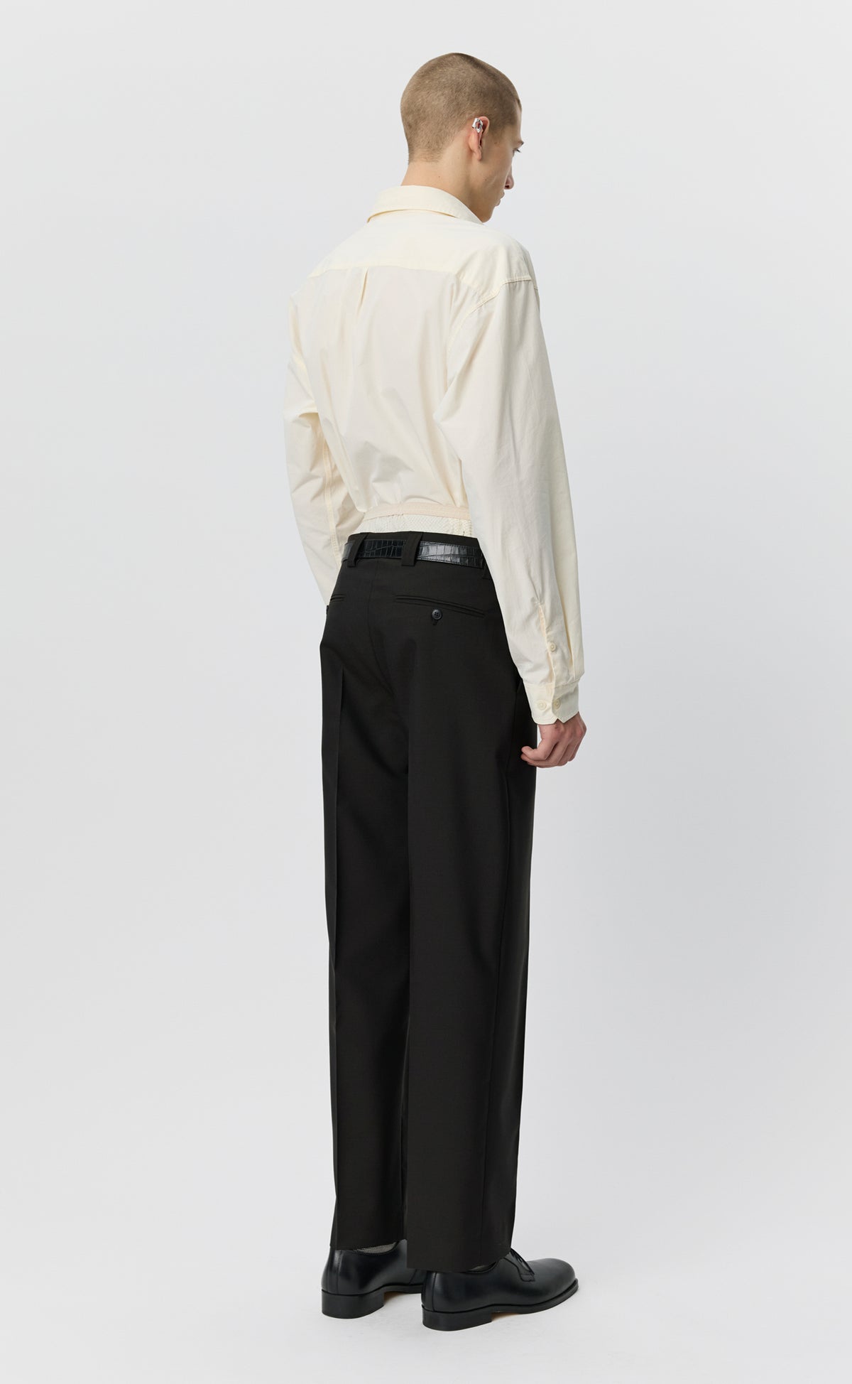 Prom Trousers - Dark Brown Dry Wool