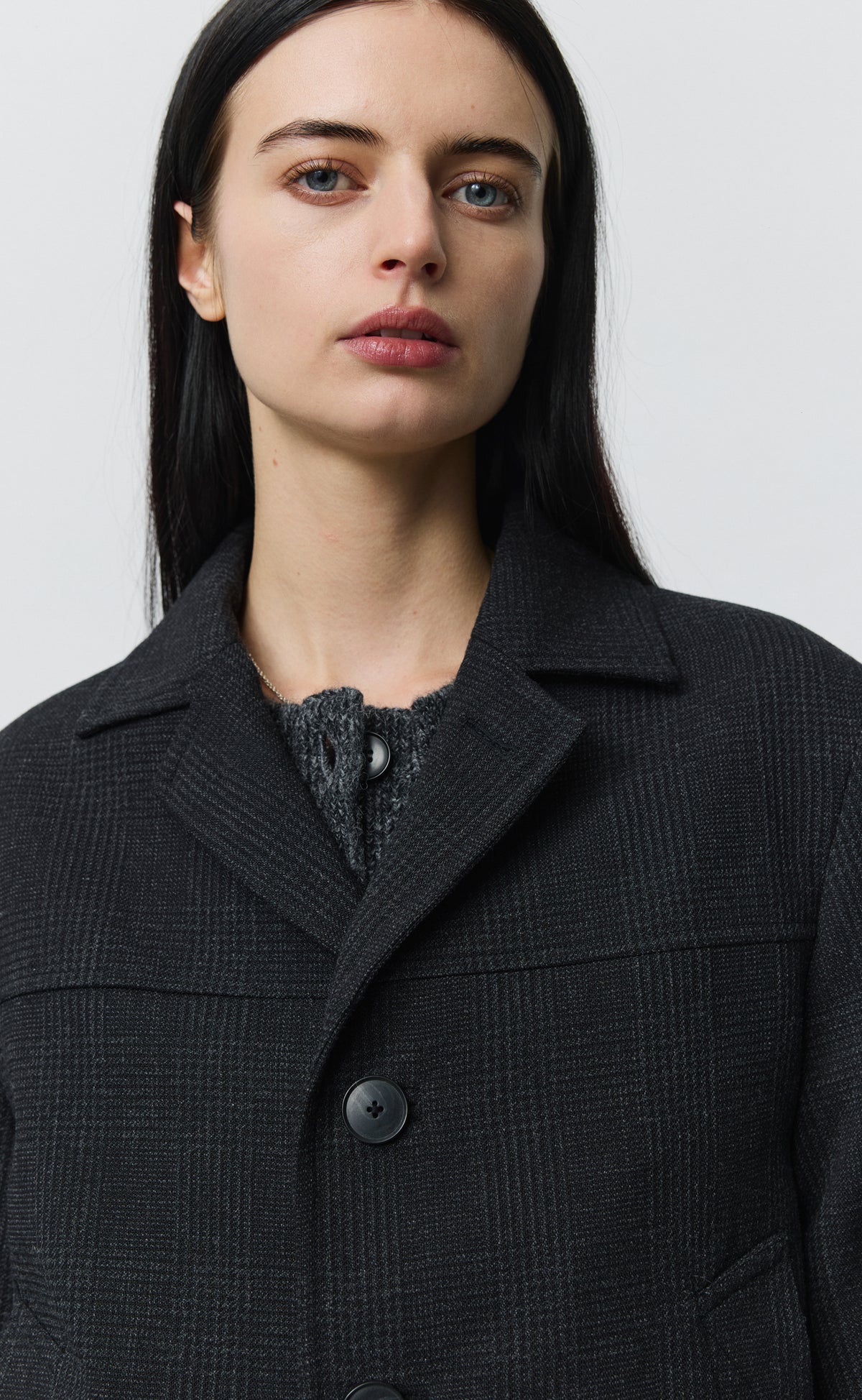 Province Jacket - Anthracite Glen Check
