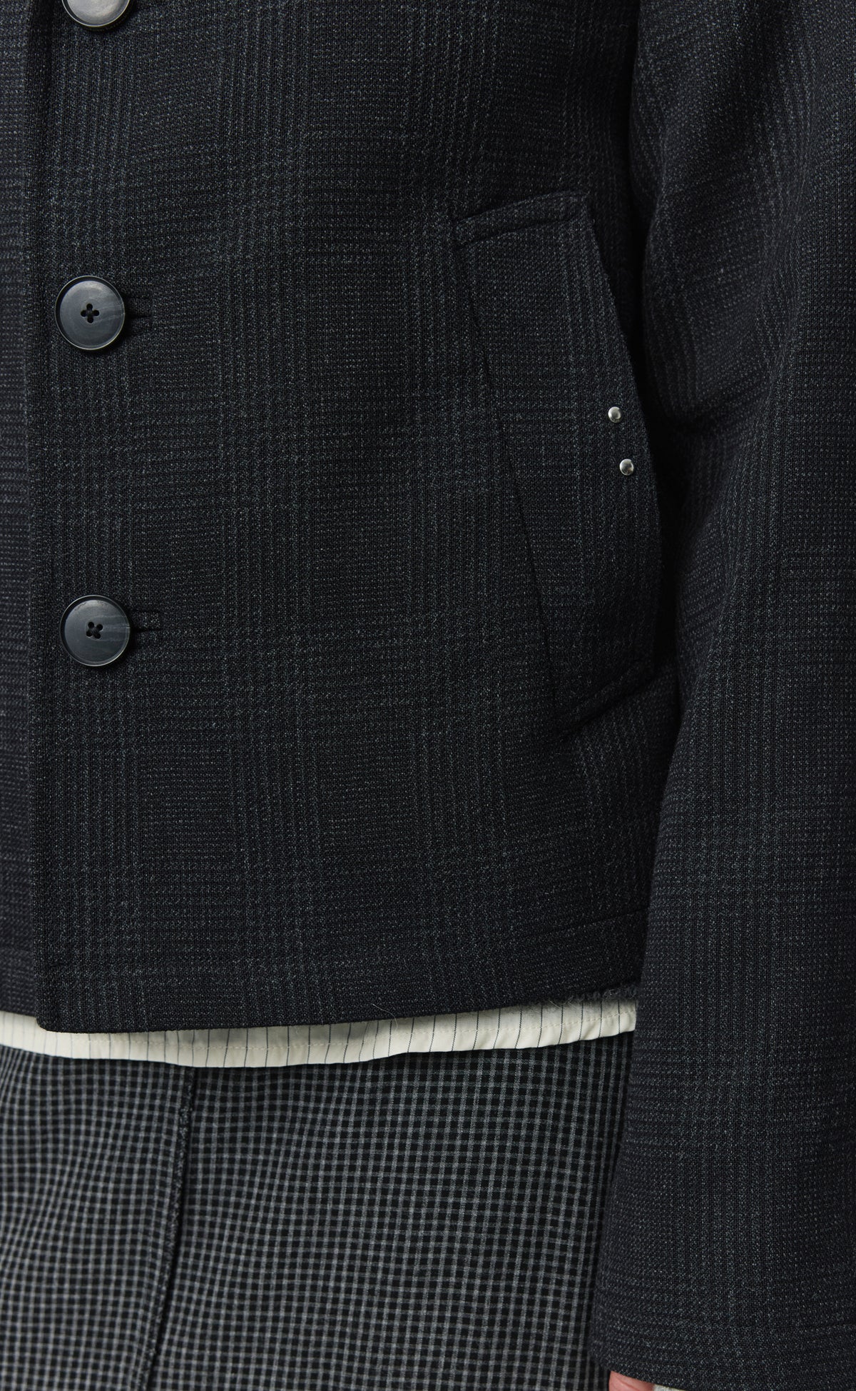 Province Jacket - Anthracite Glen Check