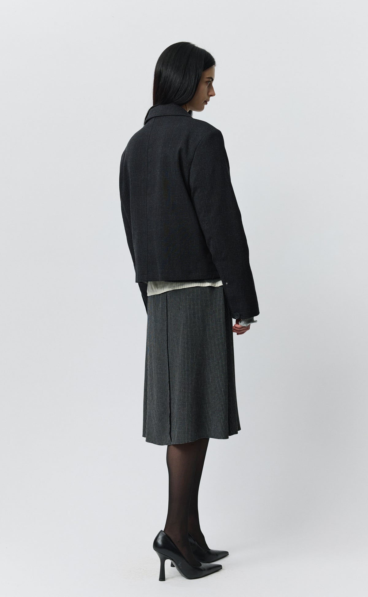 Province Jacket - Anthracite Glen Check