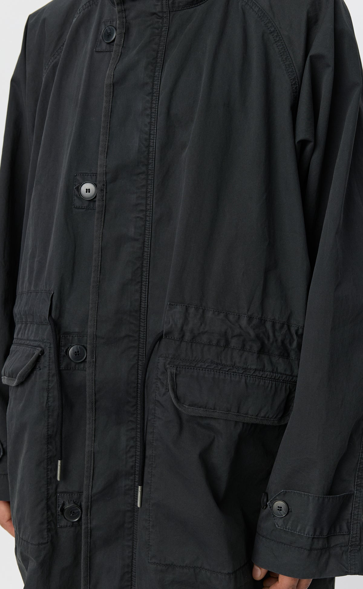 Region Jacket - Dusty Black Dense Cotton