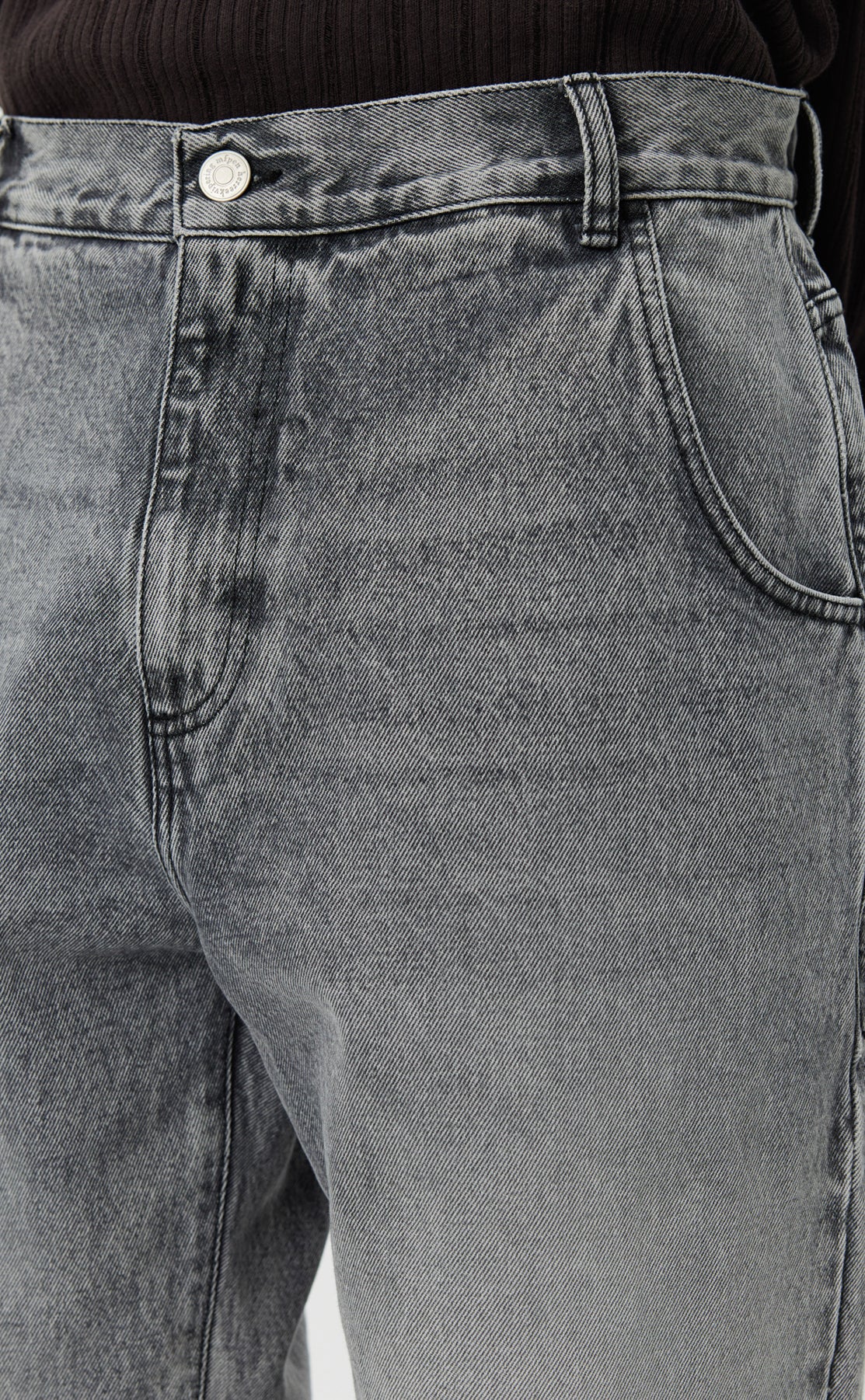 Regular Jeans - Washed Grey