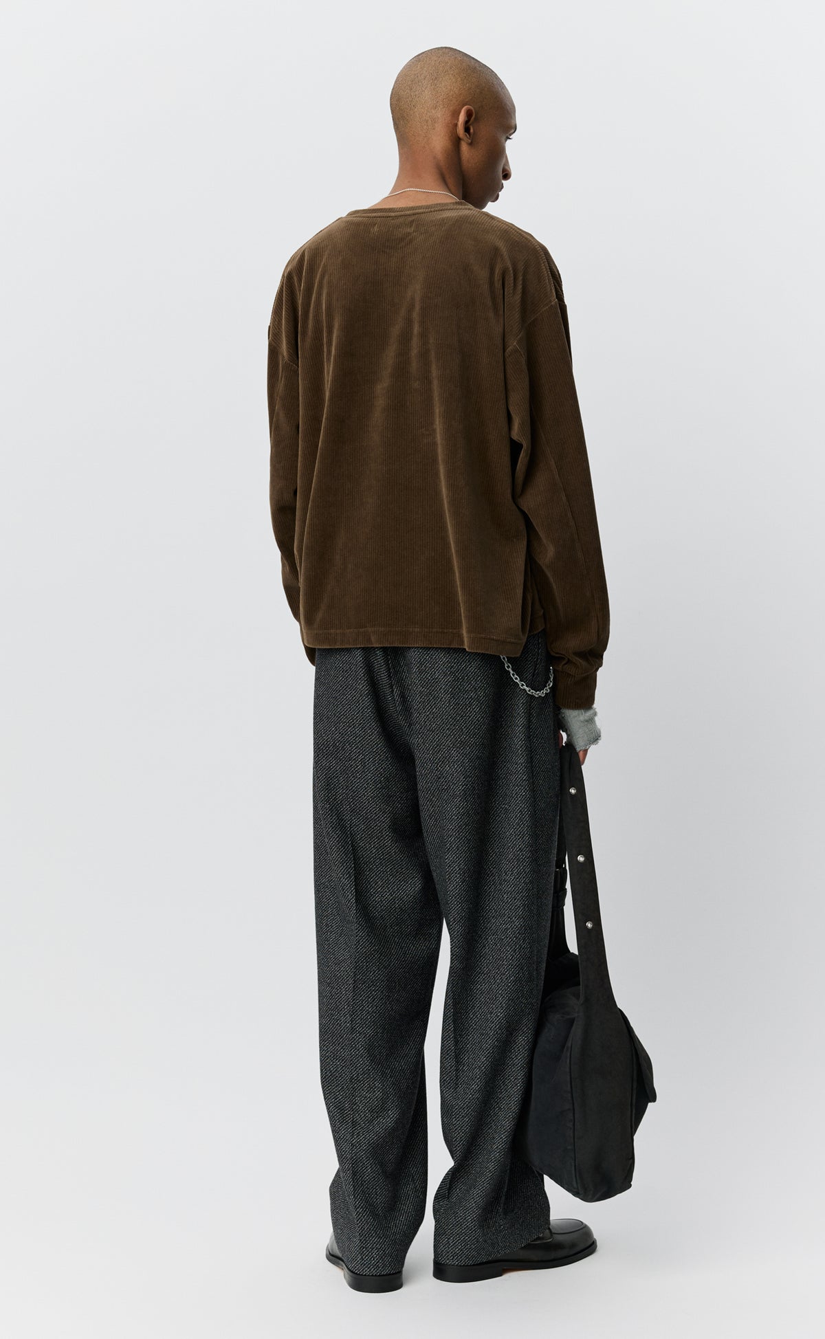 Relaxed LS Tee - Walnut Husk Pile