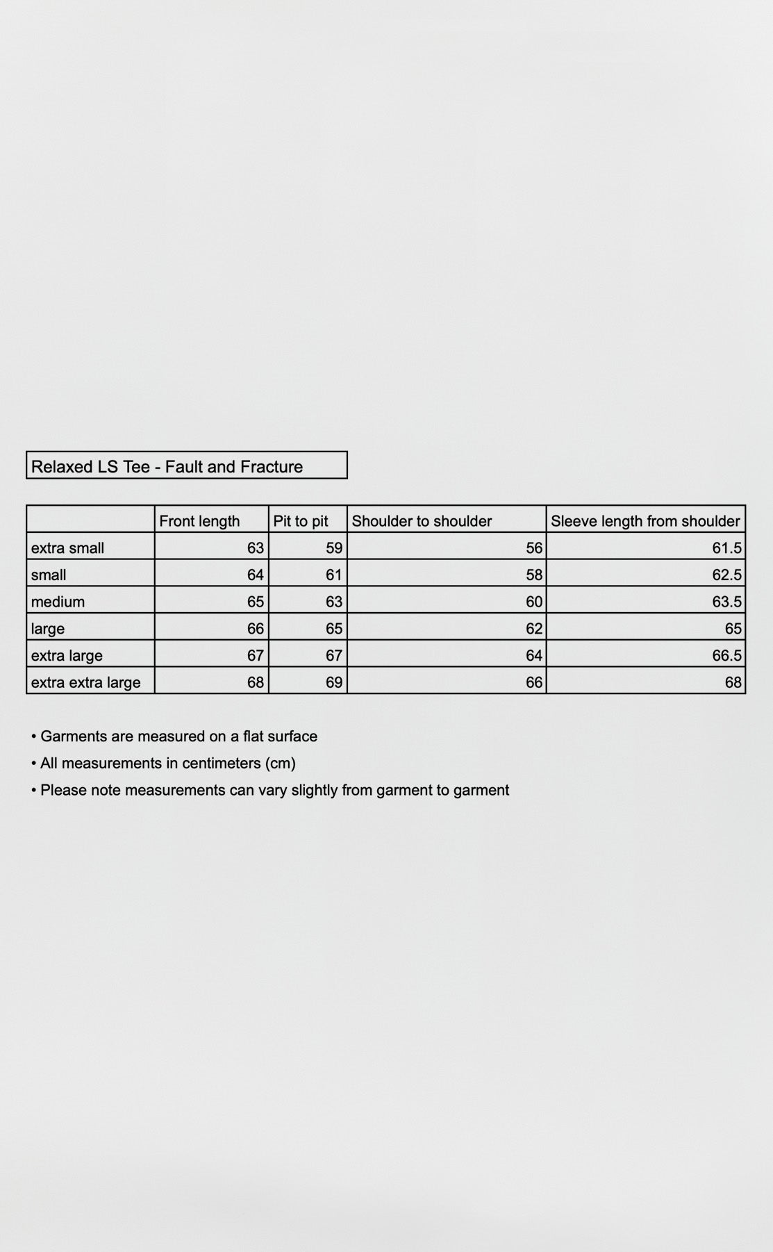 Relaxed LS Tee - Fault and Fracture