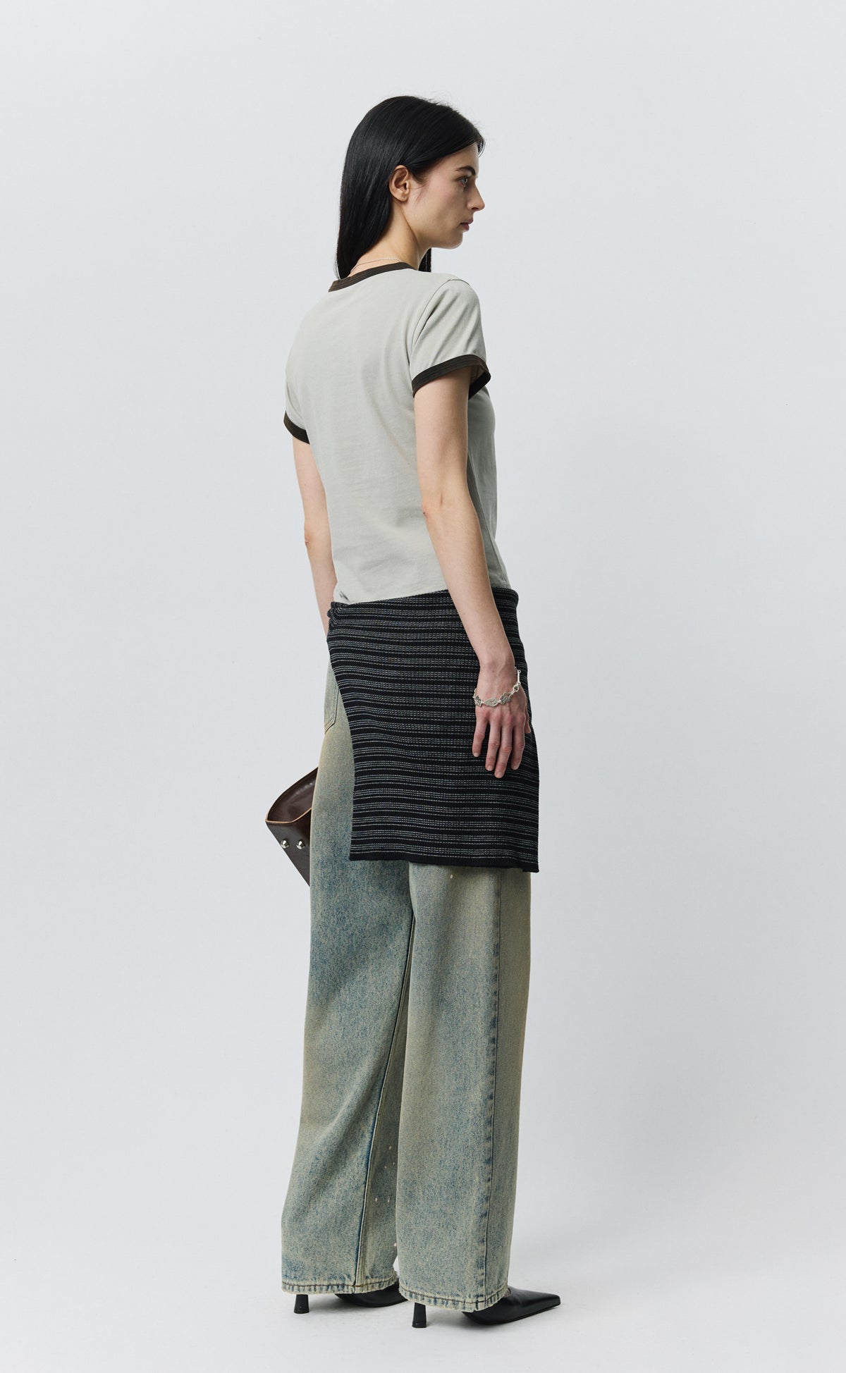 Ringer Tee - Washed Clay