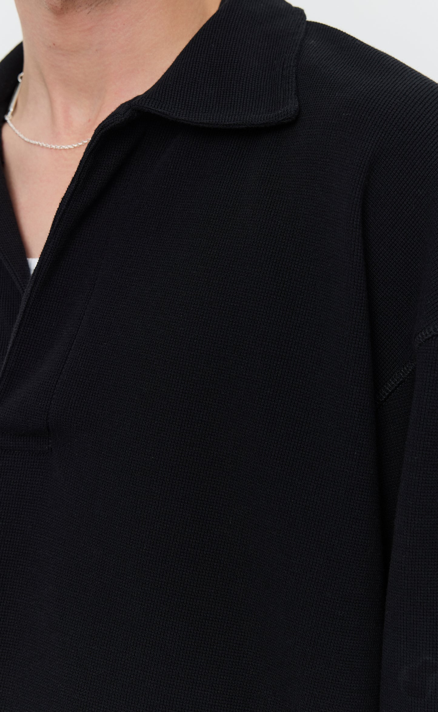 Rolodex Polo - Black Piquet