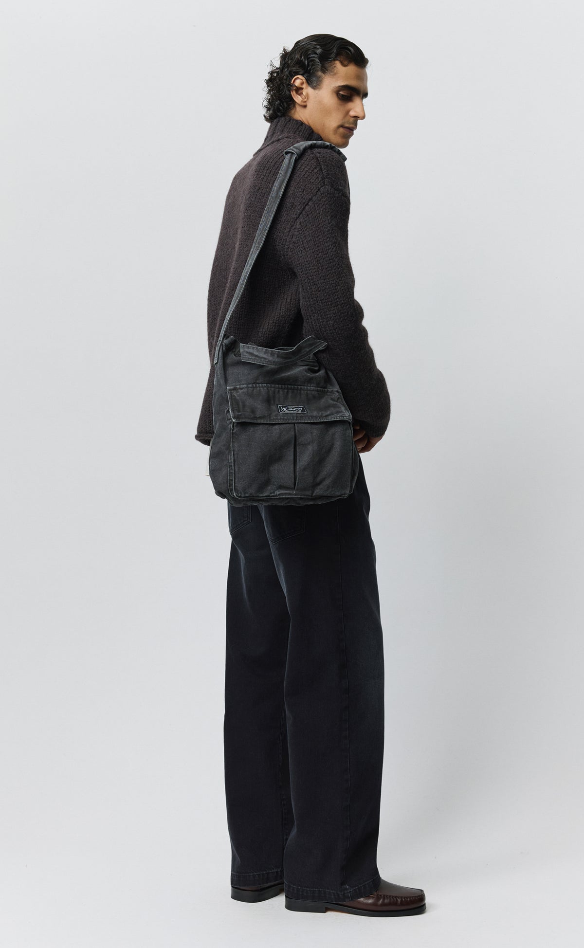 Routine Shoulder Bag - Stonewashed Black