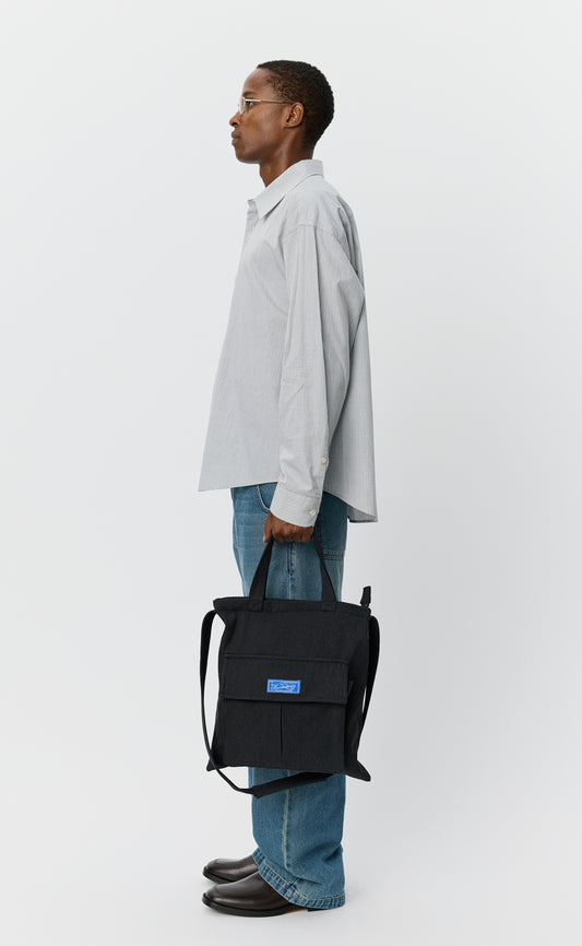 Routine Shoulder Bag - Grey Speckle Canvas