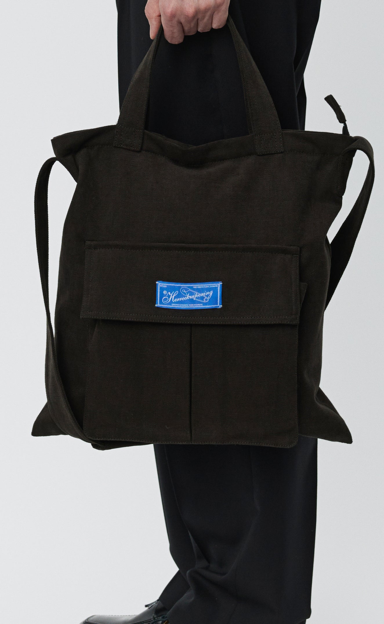 Routine Shoulder Bag - Worn Brown Duck Canvas