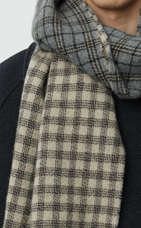 【MFPEN herreekvipering】WOOL SCARF / BLUE mfpen Mens – Neighbour