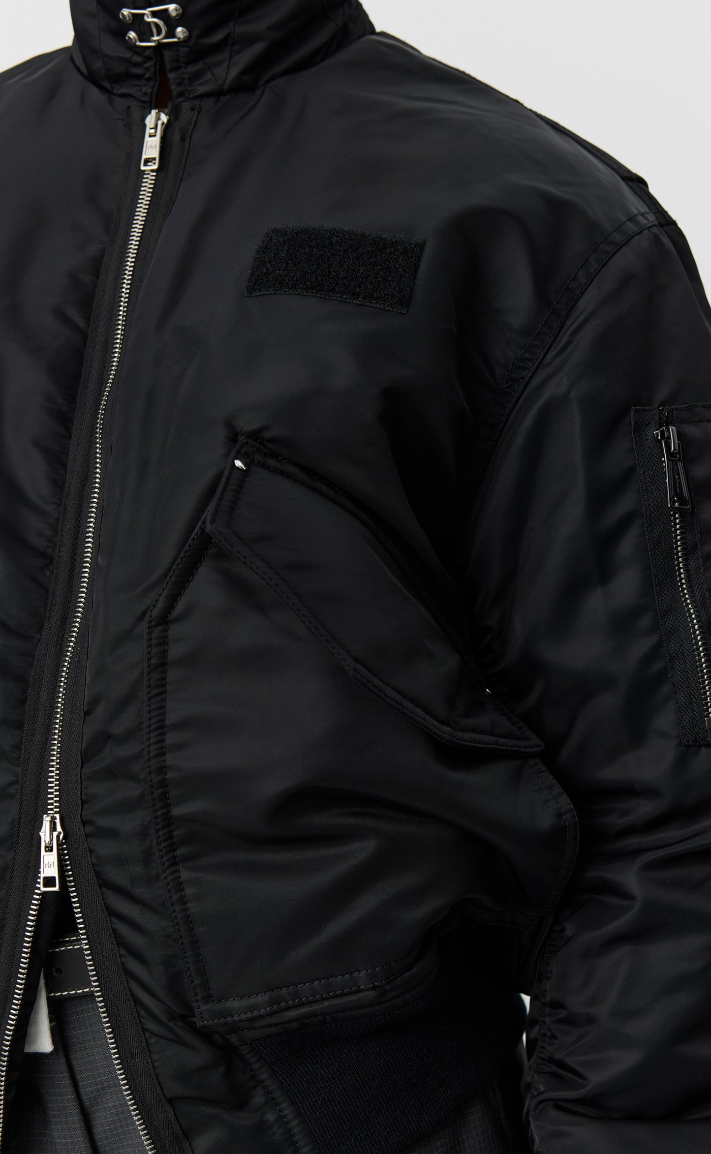 Schott CWU Bomber - Black Recycled Nylon