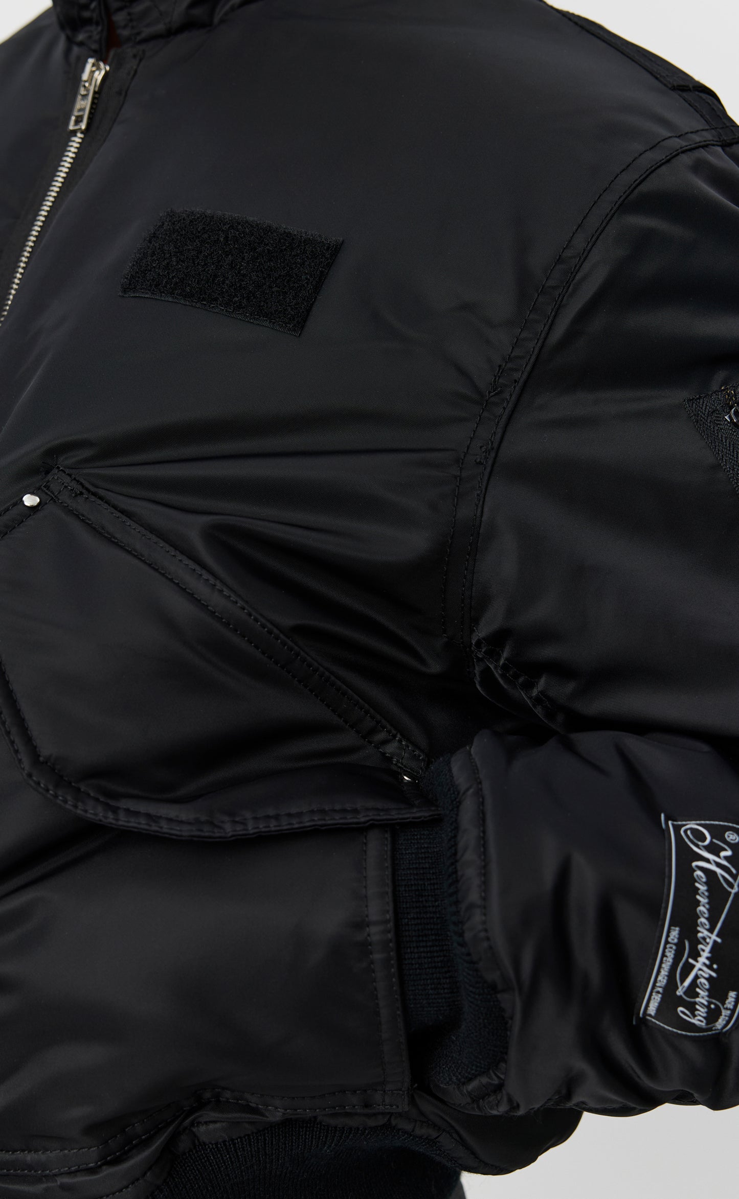 Schott CWU Bomber - Black Recycled Nylon