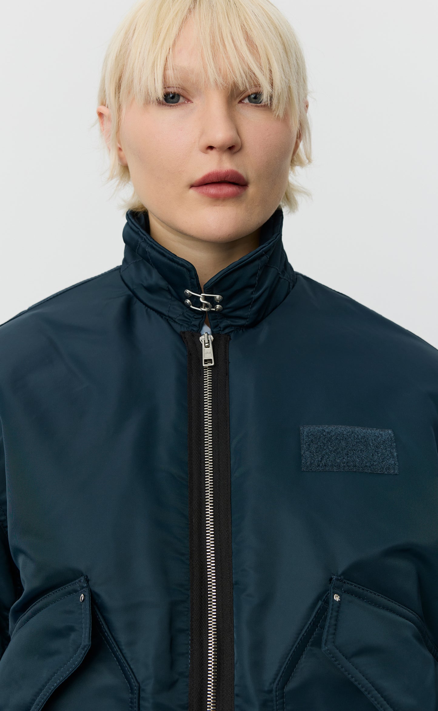 Schott CWU Bomber - Navy Recycled Nylon