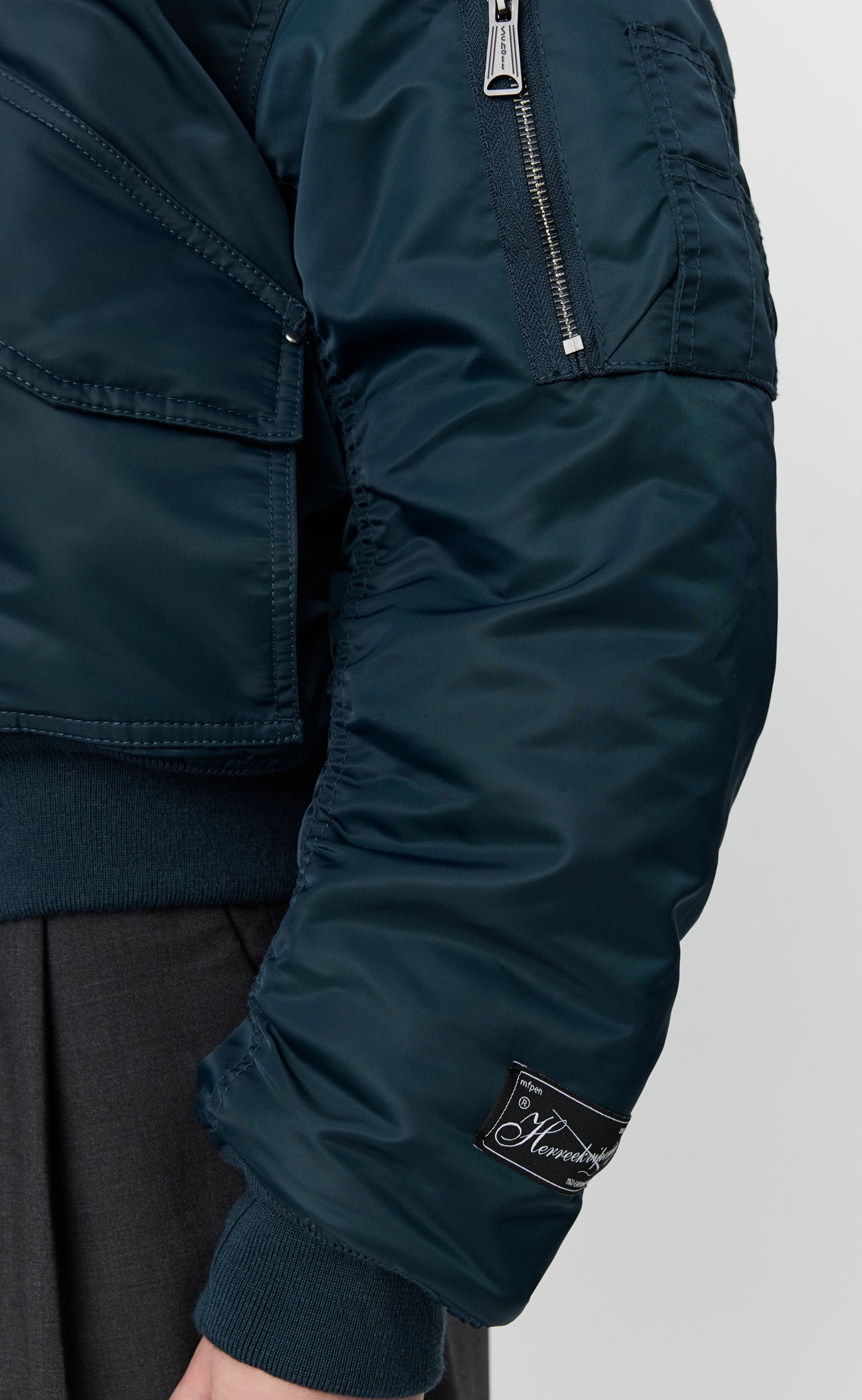 Schott CWU Bomber - Navy Recycled Nylon