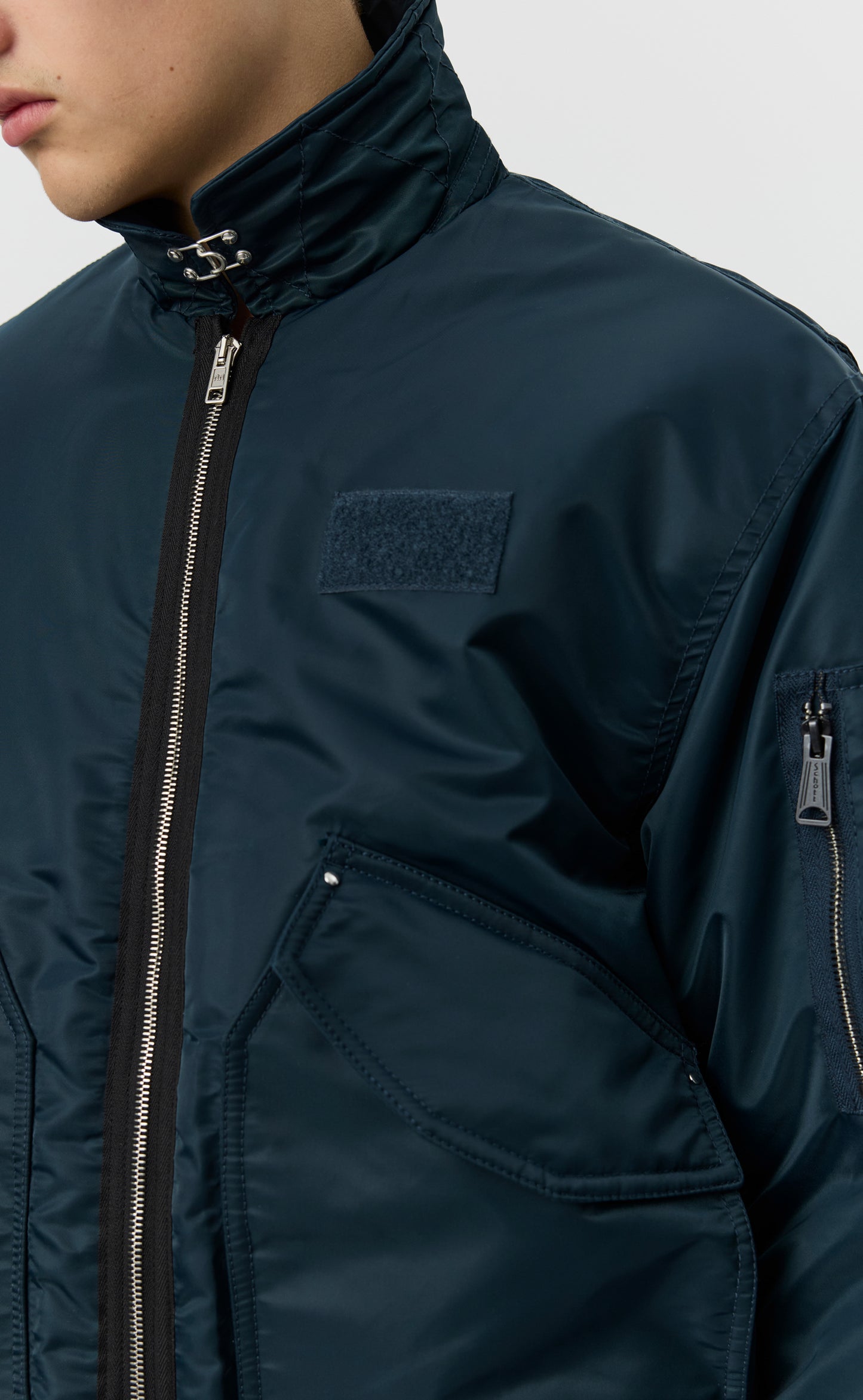 Schott CWU Bomber - Navy Recycled Nylon
