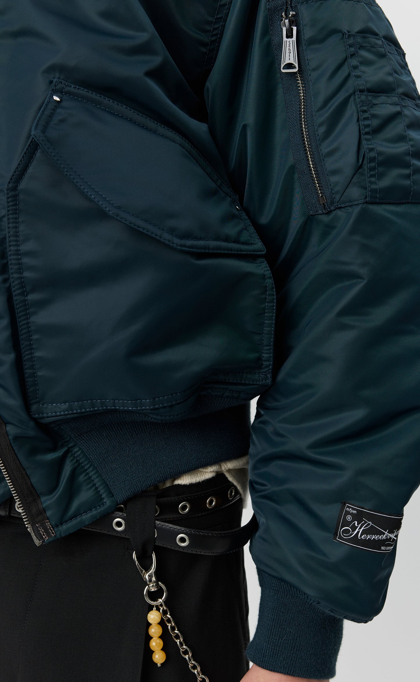 Schott CWU Bomber - Navy Recycled Nylon