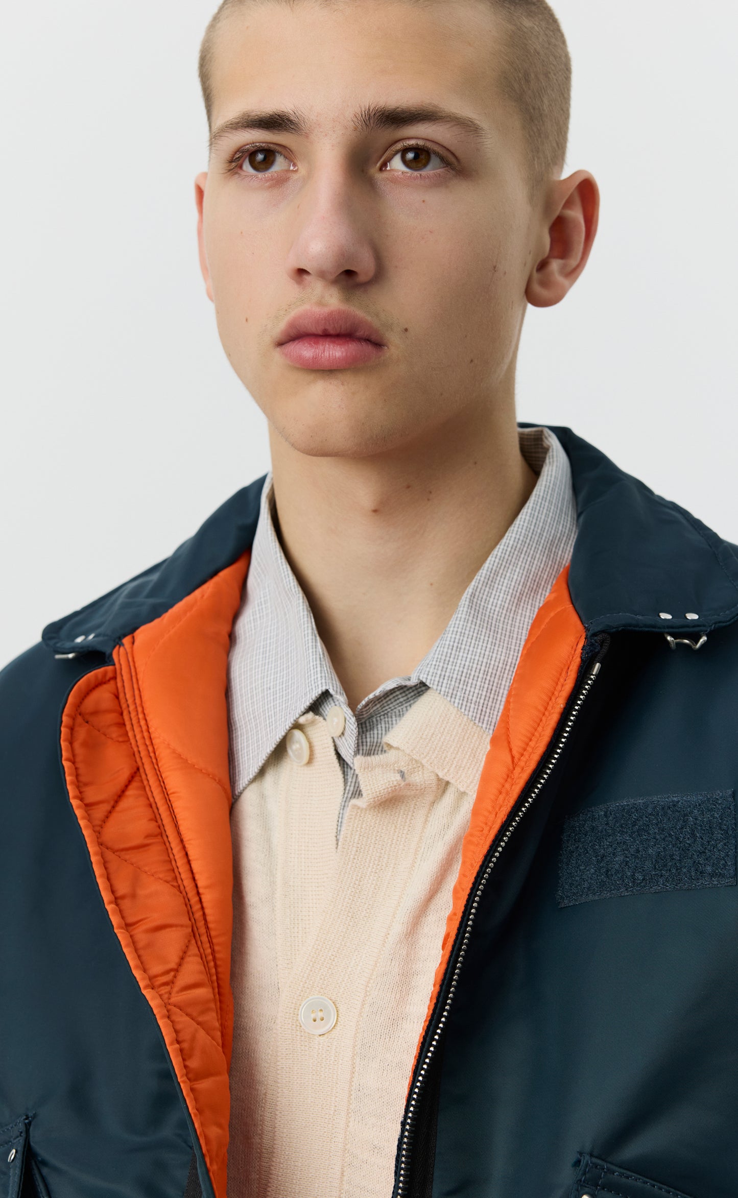 Schott CWU Bomber - Navy Recycled Nylon