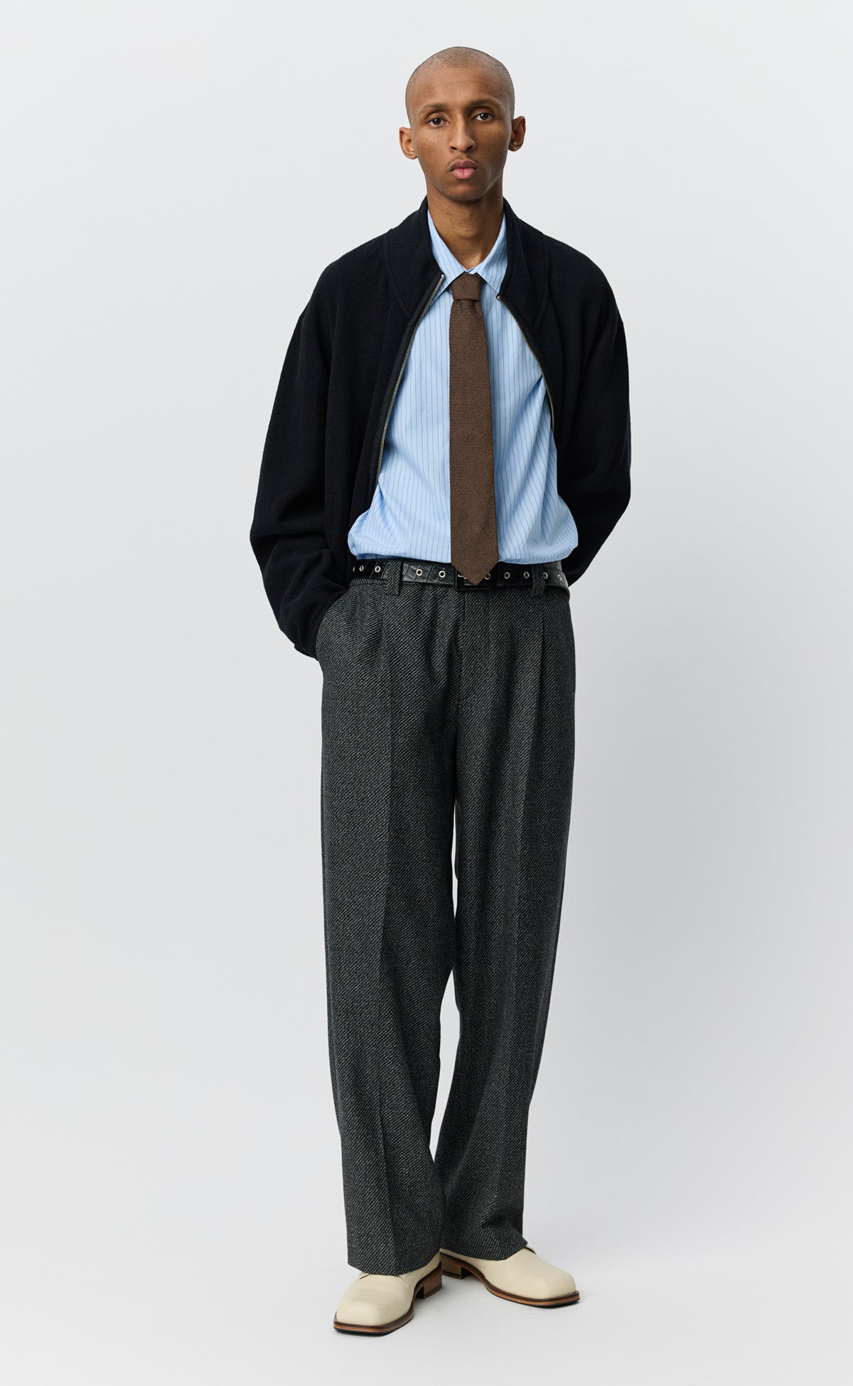 Service Trousers - Black Static Twill