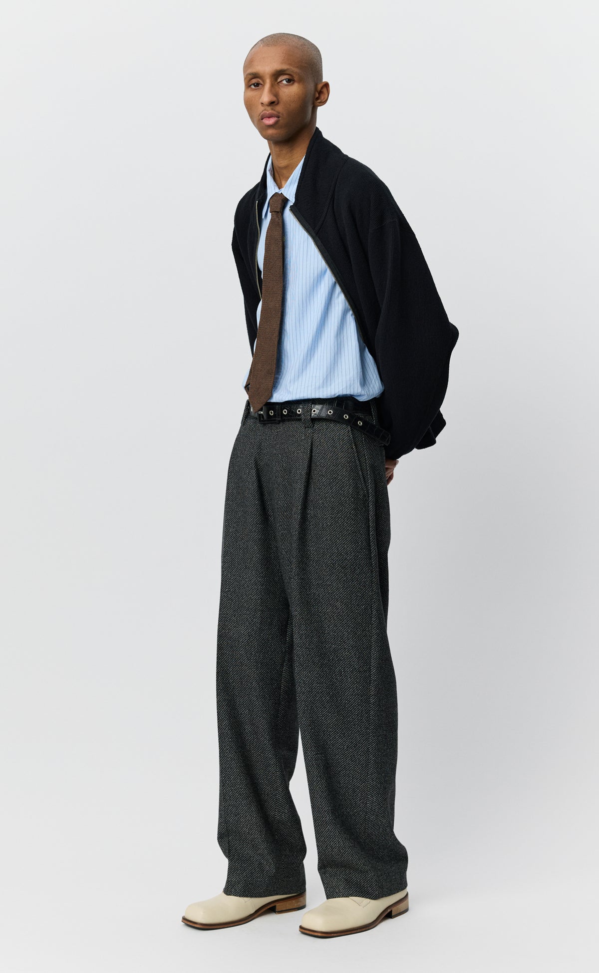 Service Trousers - Black Static Twill