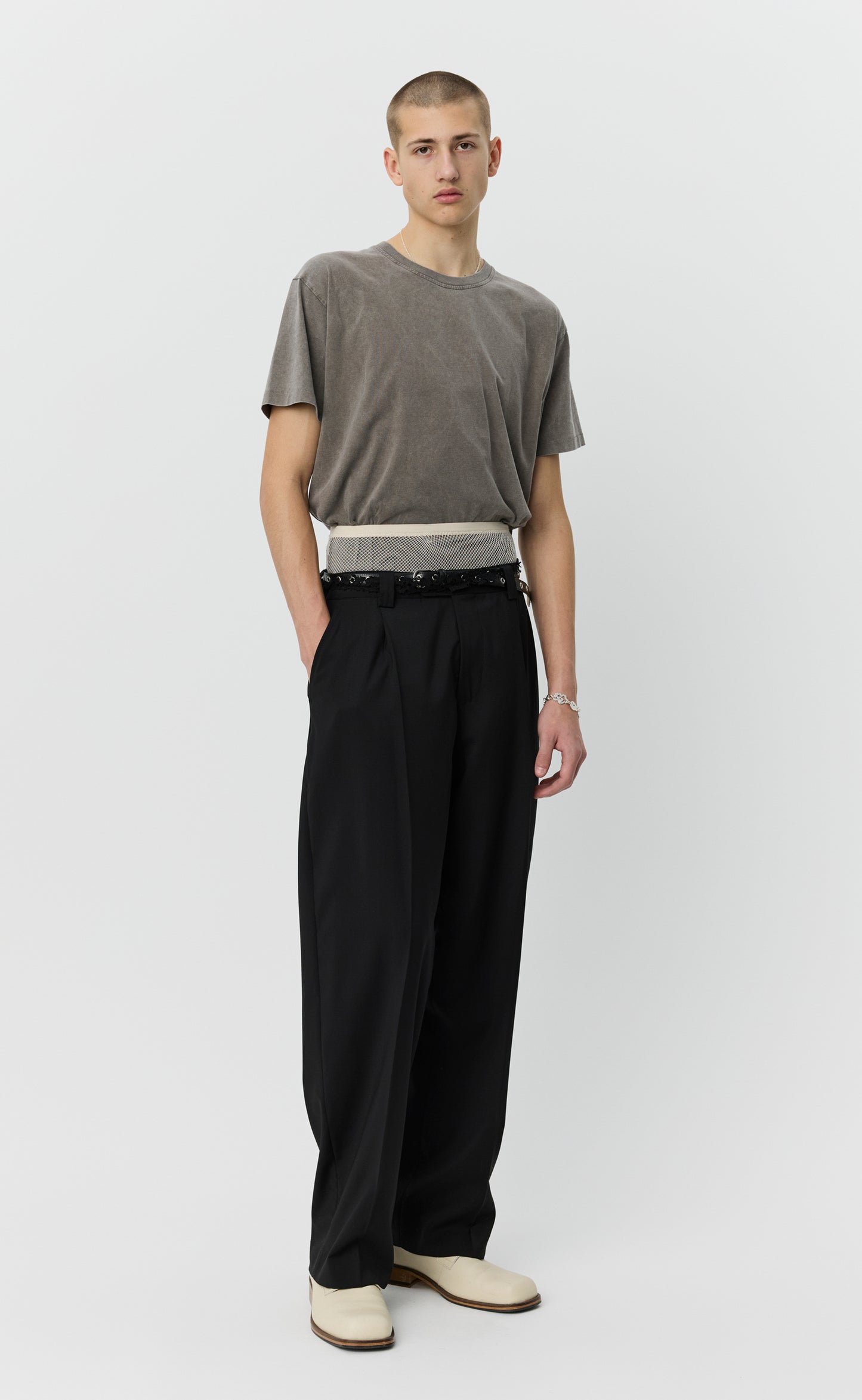 Service Trousers - Black Wool