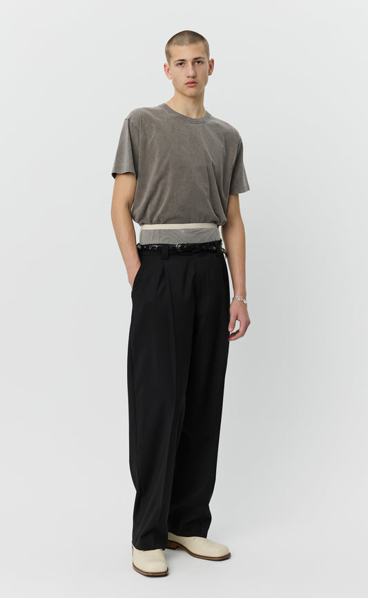 Service Trousers - Black Wool