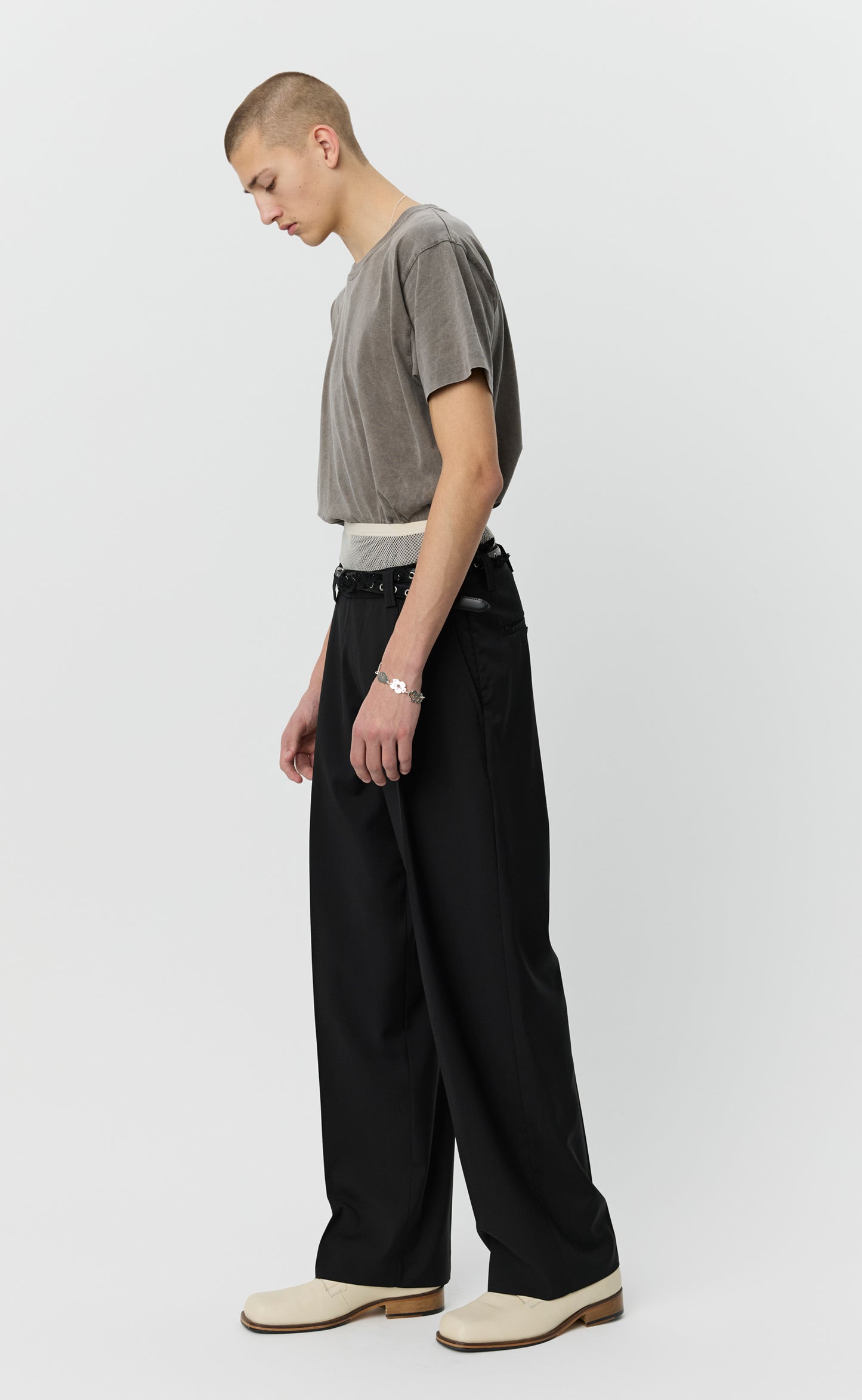 Service Trousers - Black Wool