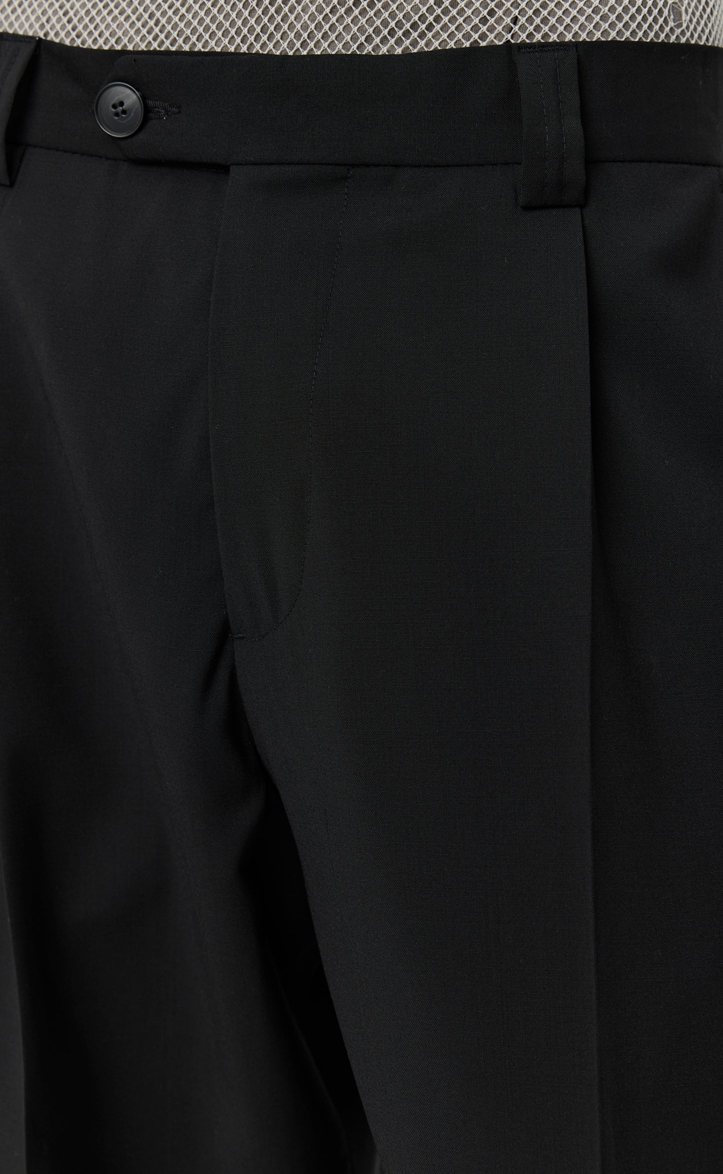 Service Trousers - Black Wool