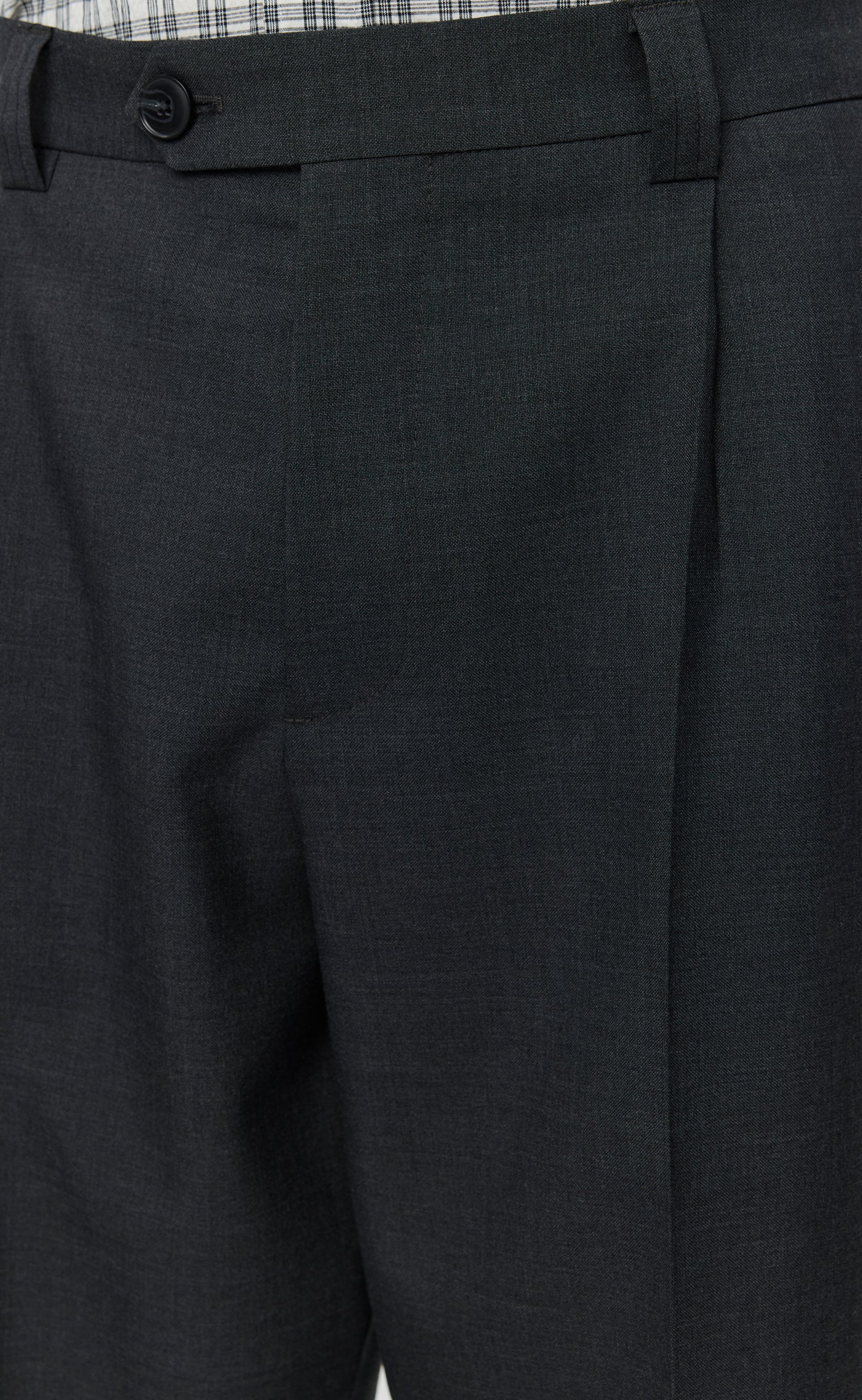 【Mfpen】SERVICE TROUSERS solidgreywool s Service Trouser in Warm Grey Twist Wool
