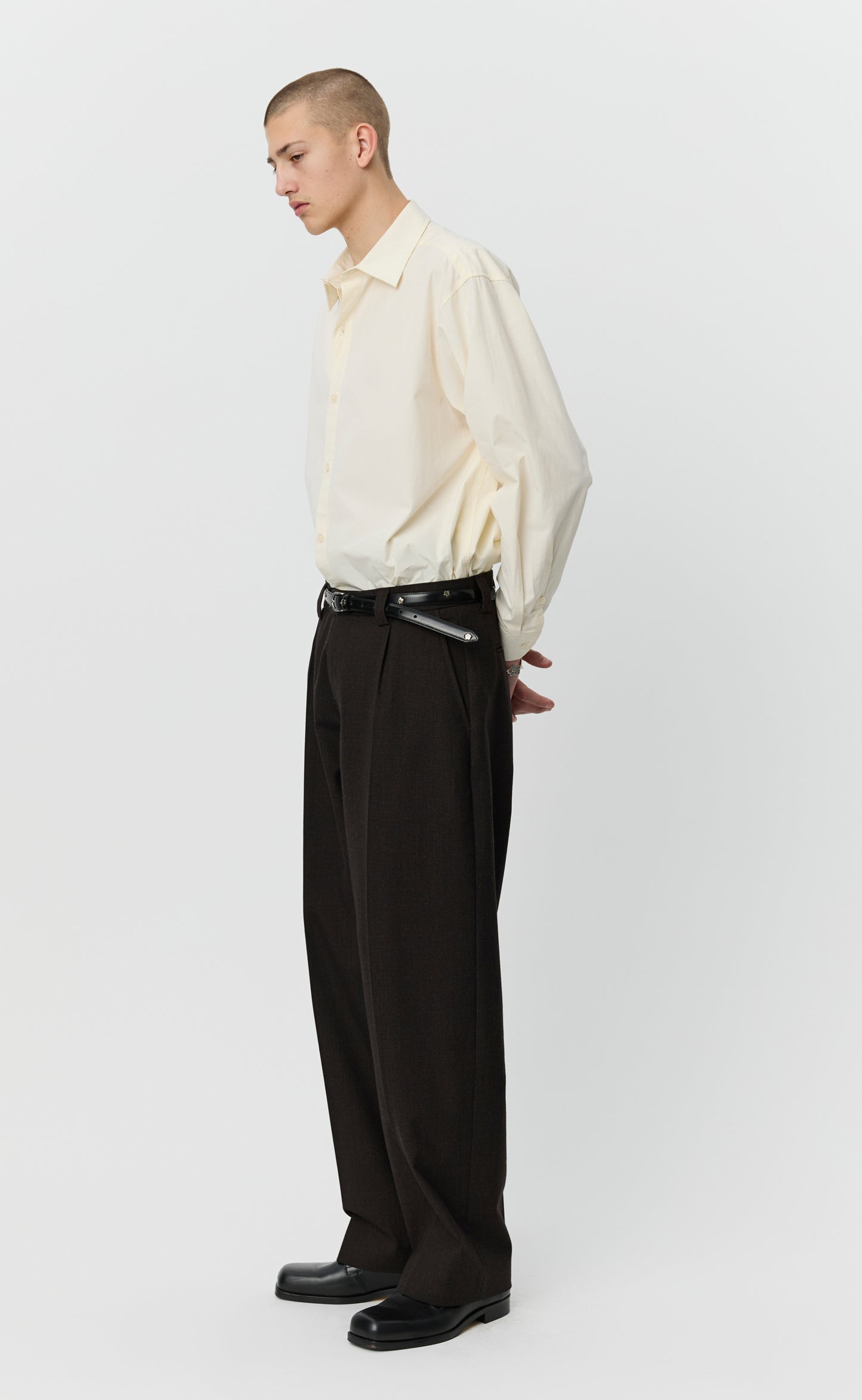 Service Trousers - Deep Brown