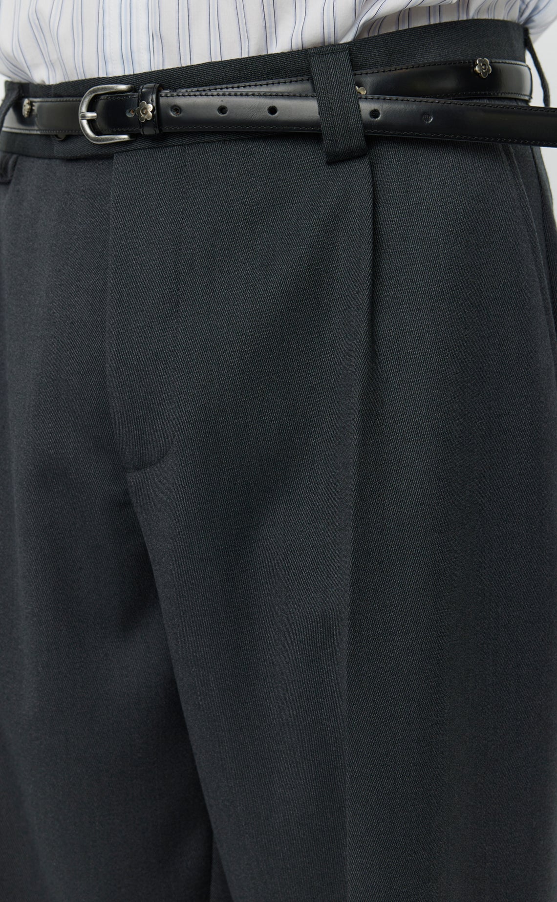 Service Trousers - Grey Twill Wool – mfpen