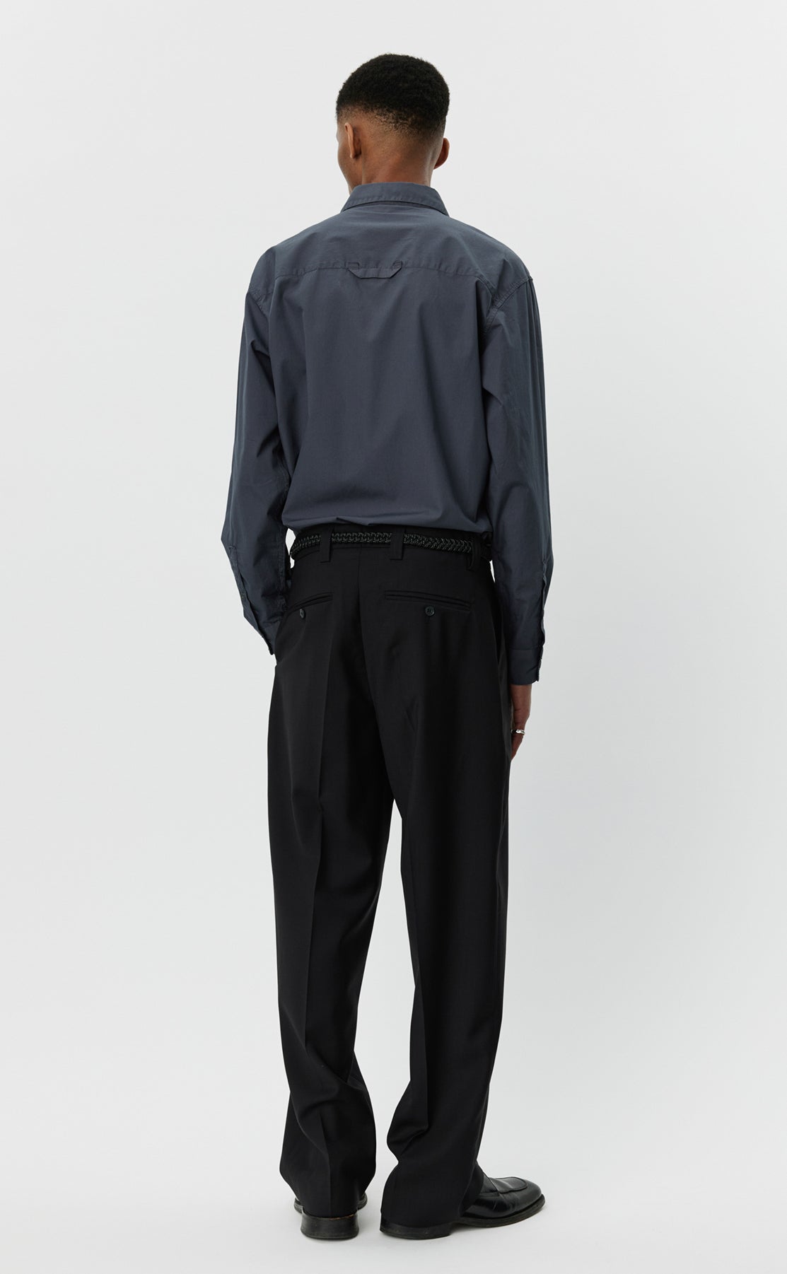 Service Trousers - Black Tropical Wool