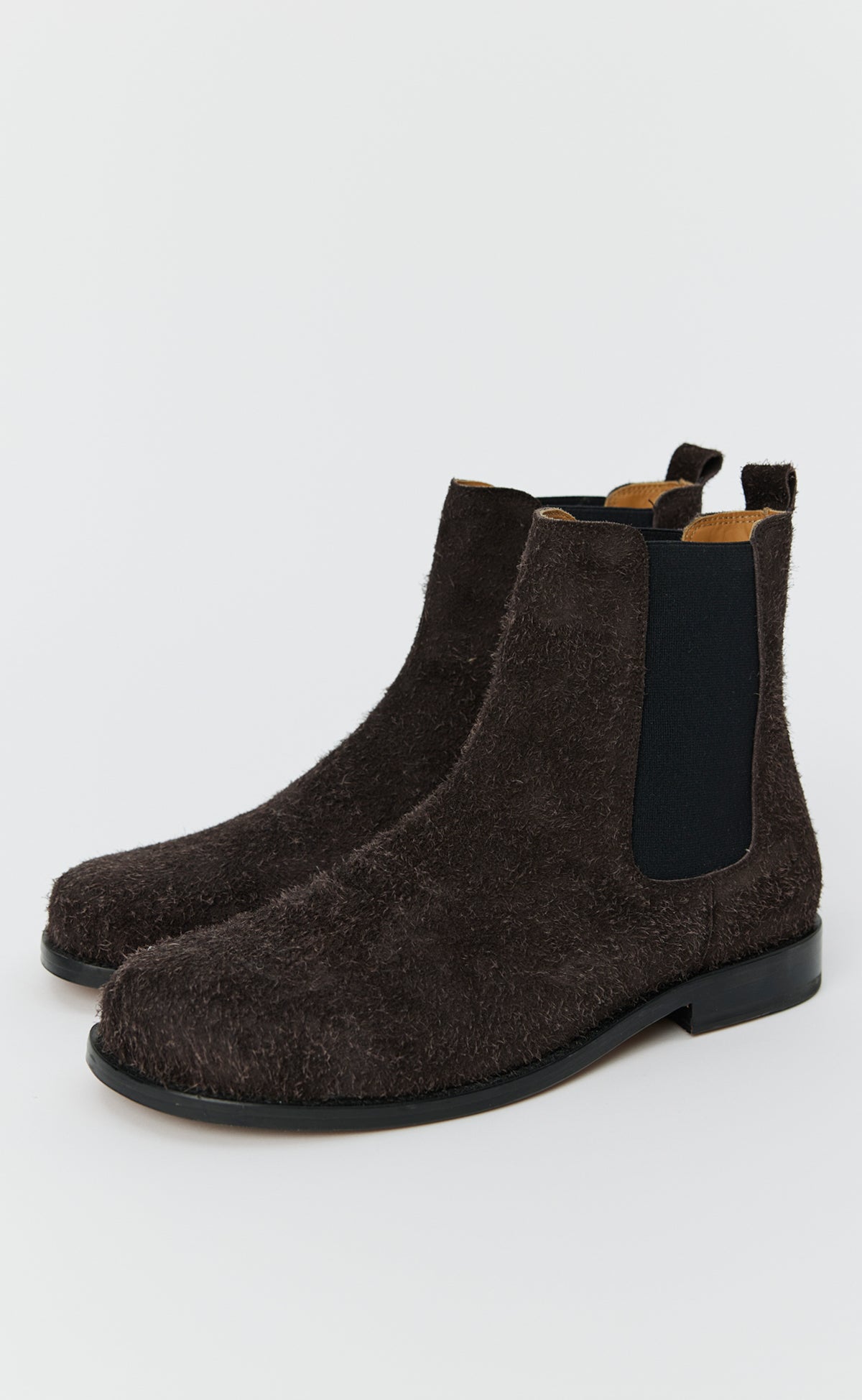 Core Boot - Brown Fuzzy Suede