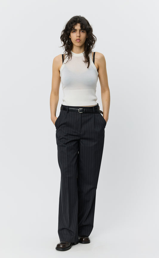 Appointment Top - Ecru Merino Silk