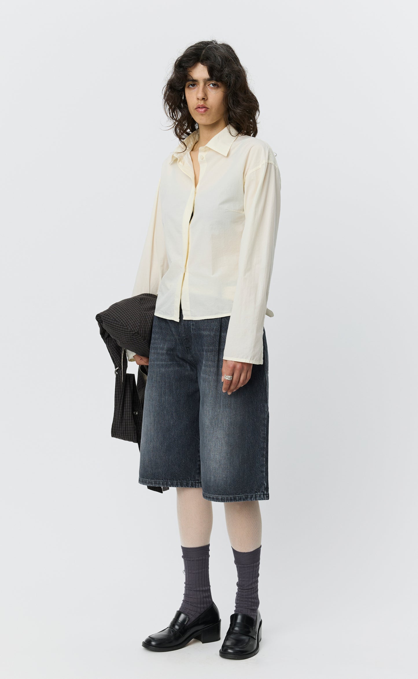 Software Shirt - Off White Micro Check