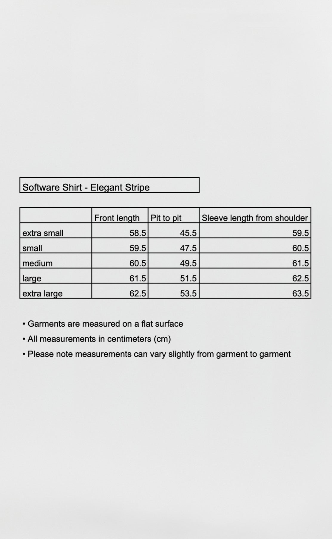 Software Shirt - Elegant Stripe