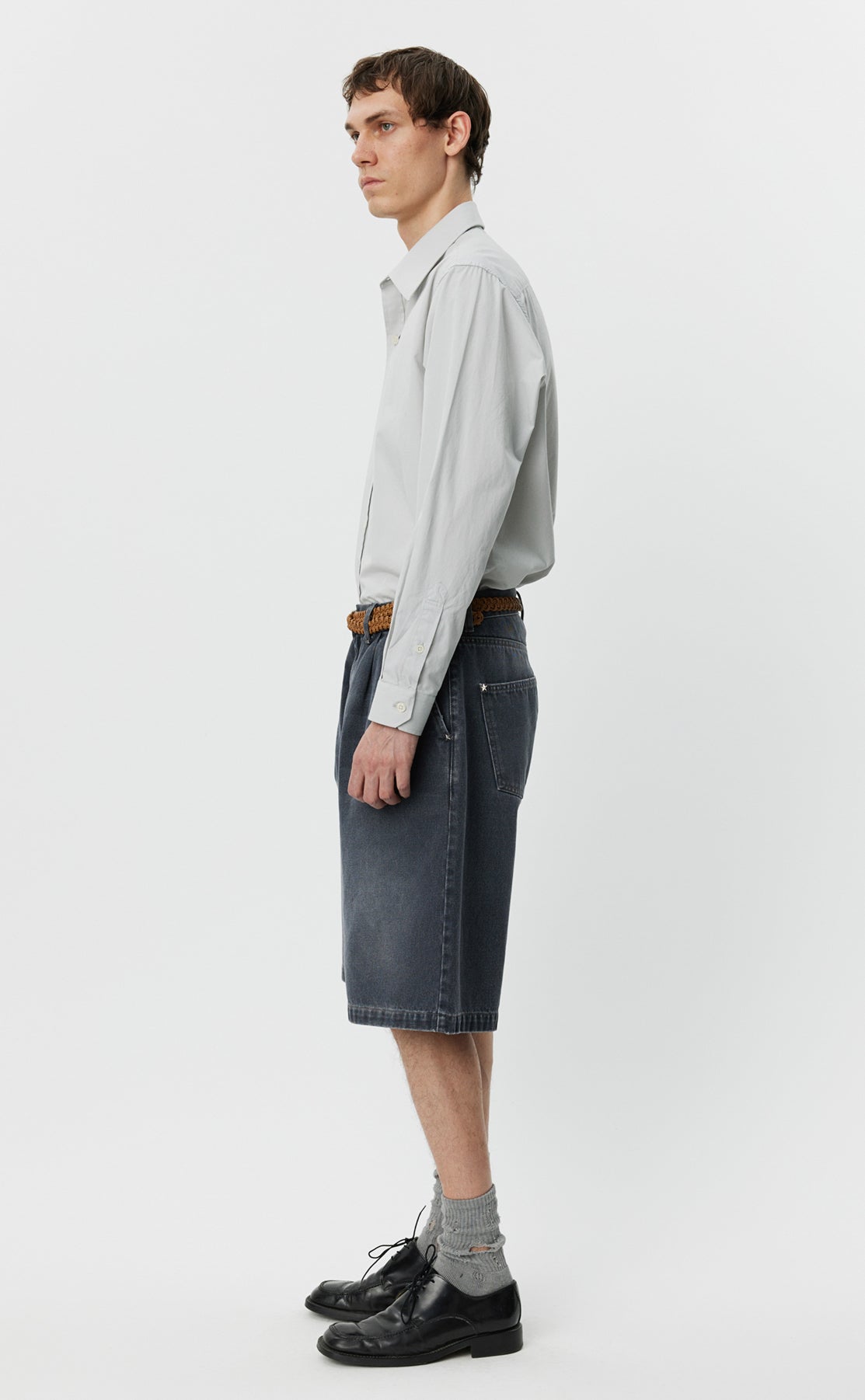 Star Rivet Shorts - Slate