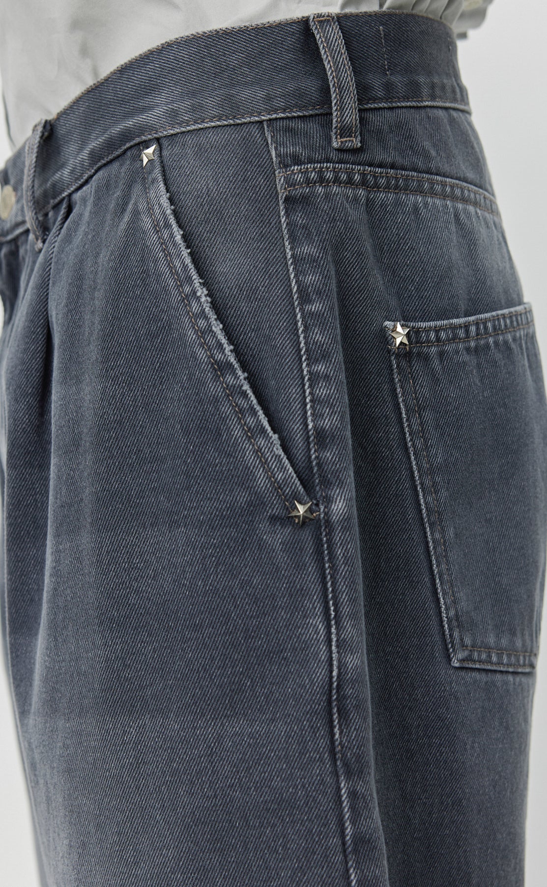 Star Rivet Shorts - Slate