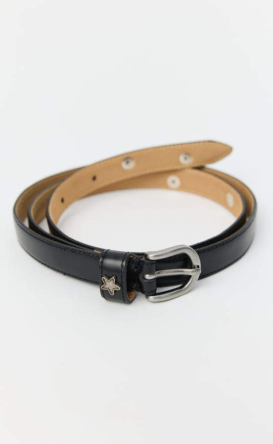 Purpose Belt - Star Rivet Black Polido