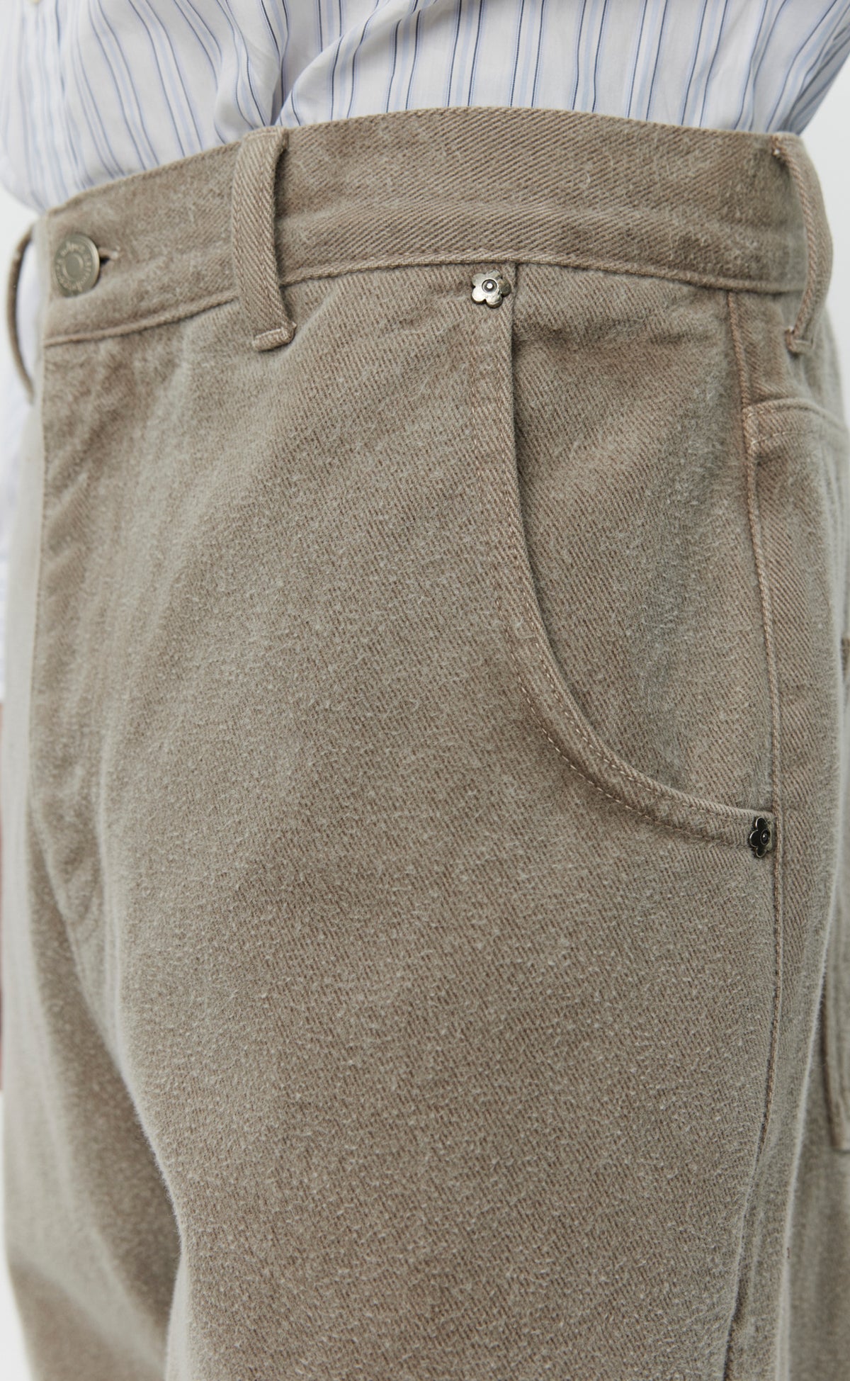 【関税込み】mfpen グレー ストレートカット ジーンズ Jeans – mfpen