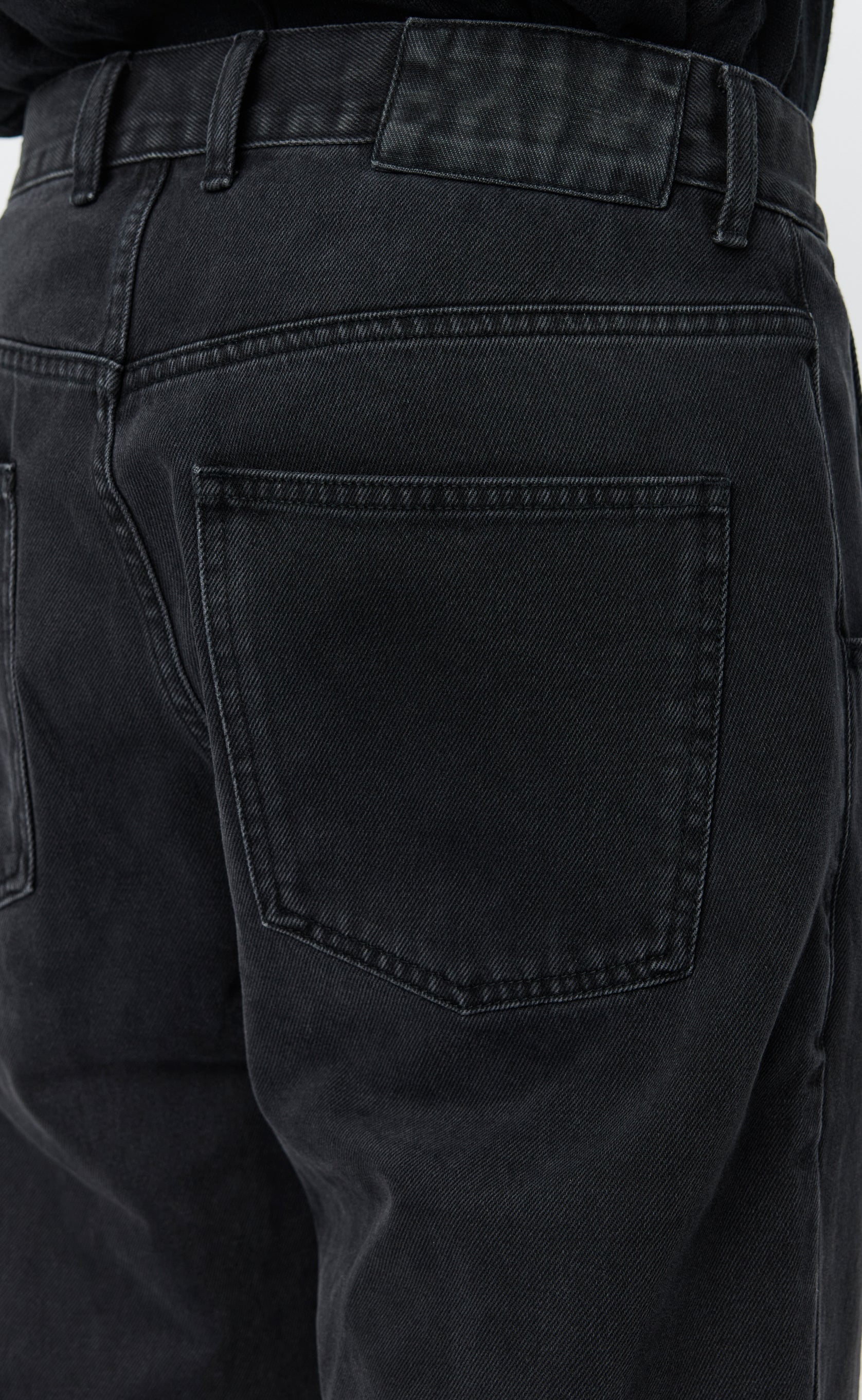 Straight Cut Jeans - Faded Black – mfpen