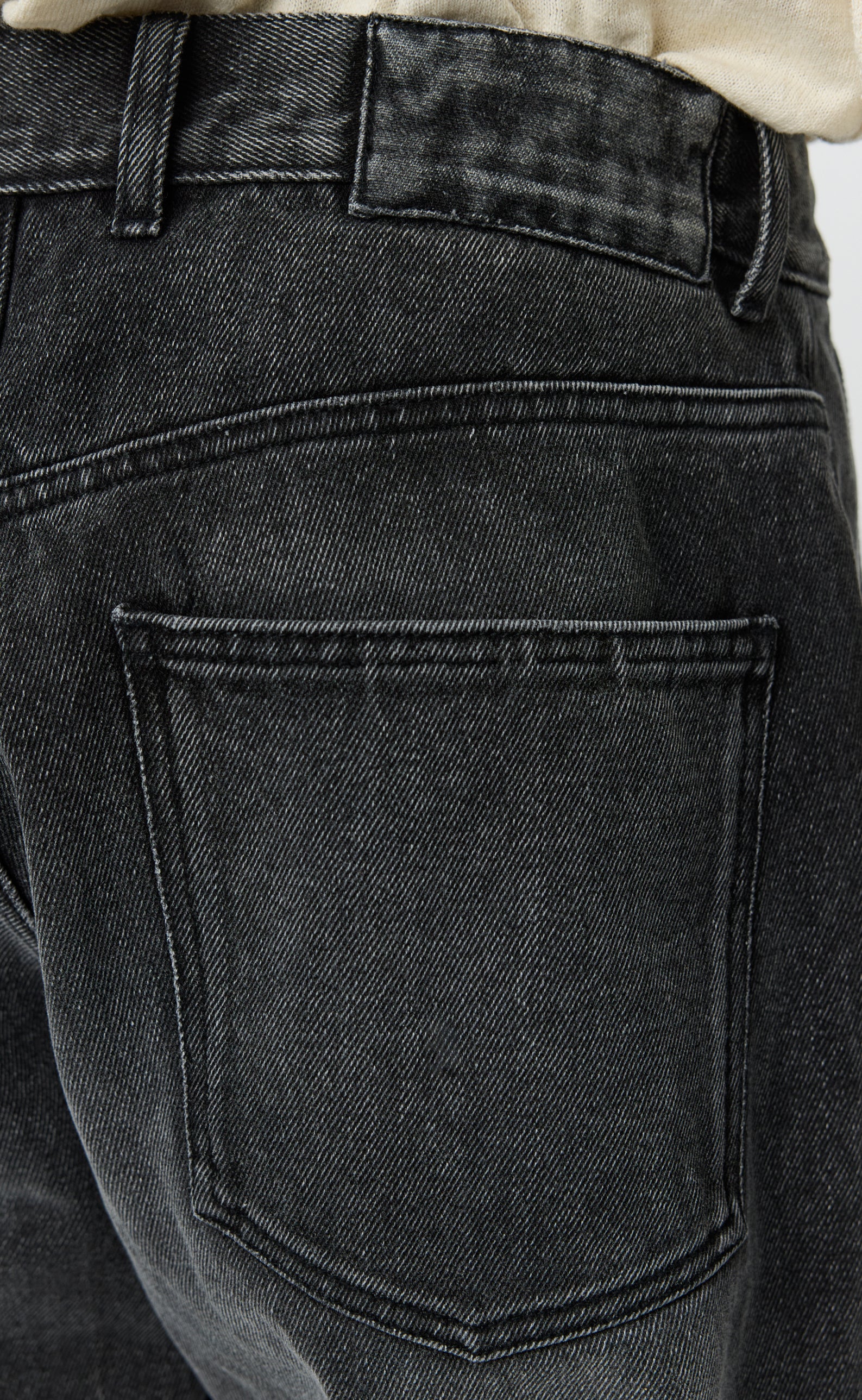 Straight Cut Jeans - Stonewashed Black – mfpen