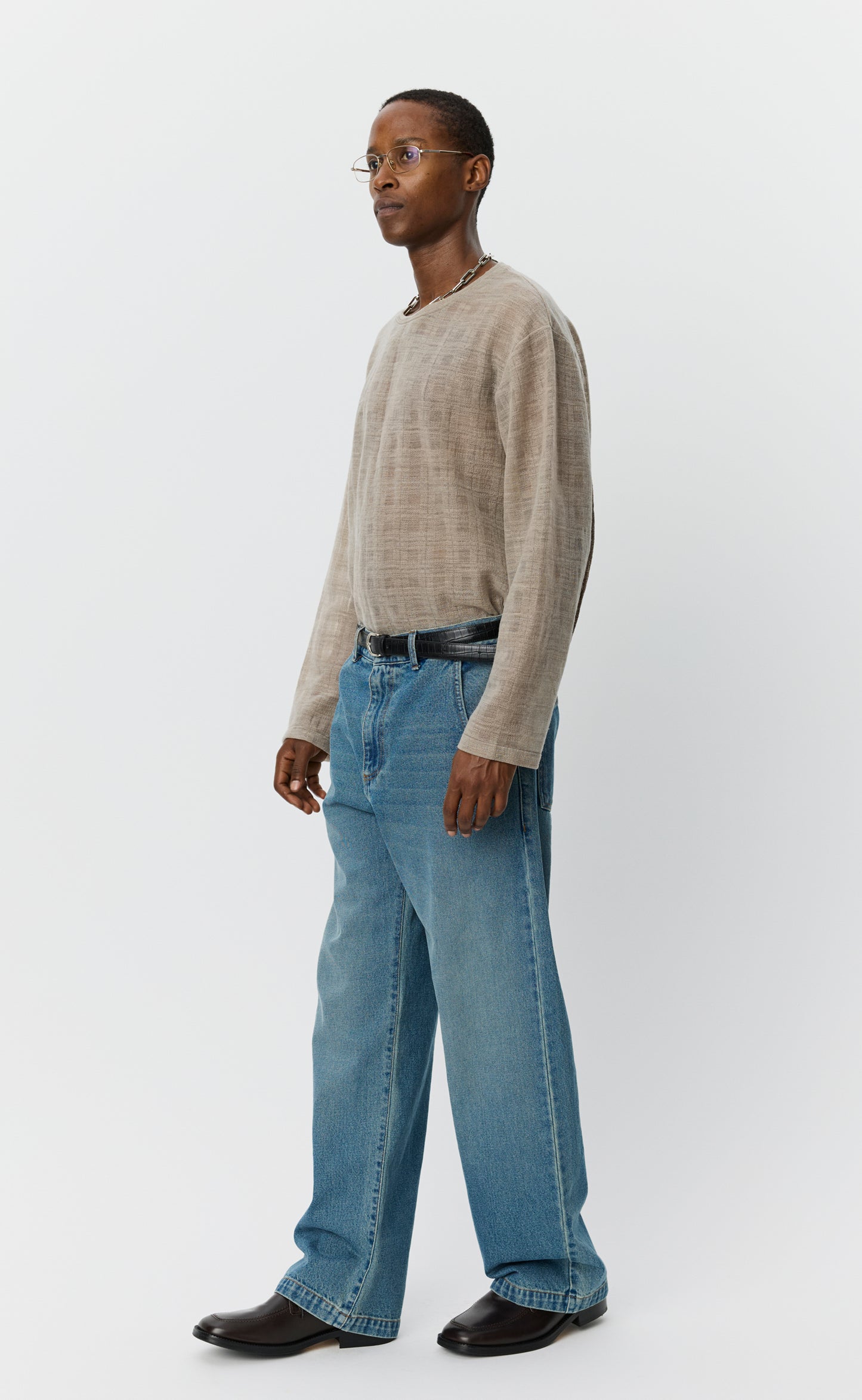 Straight Cut Jeans - Vintage Blue