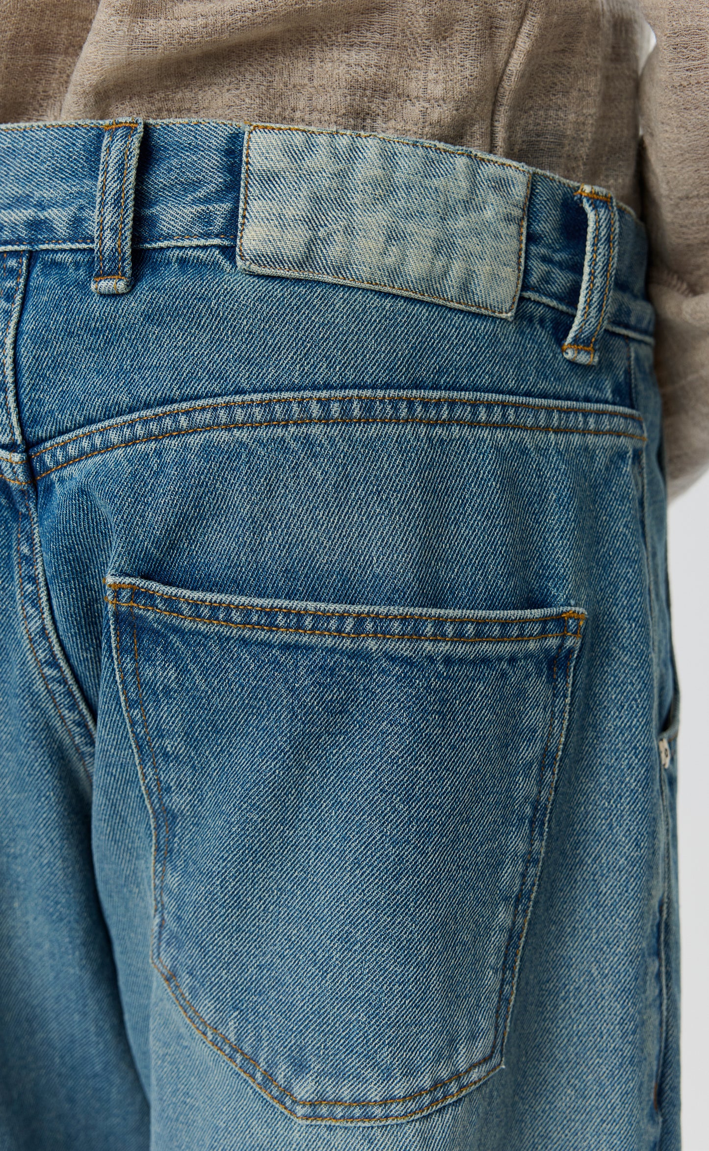 Straight Cut Jeans - Vintage Blue
