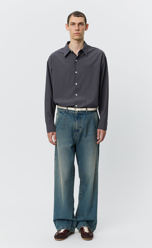 Straight Cut Jeans - Vintage Blue