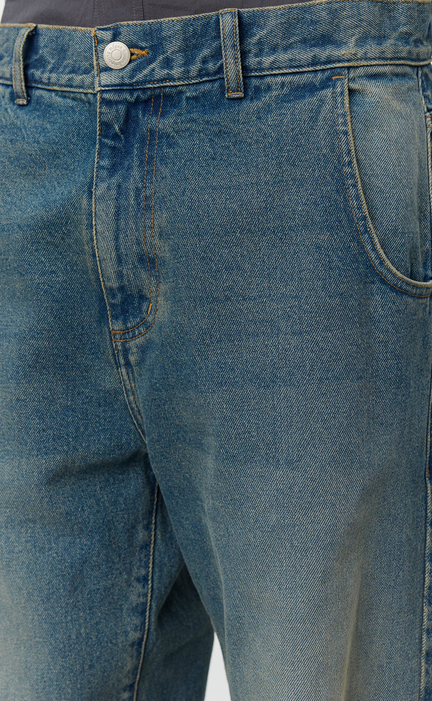 Straight Cut Jeans - Vintage Blue