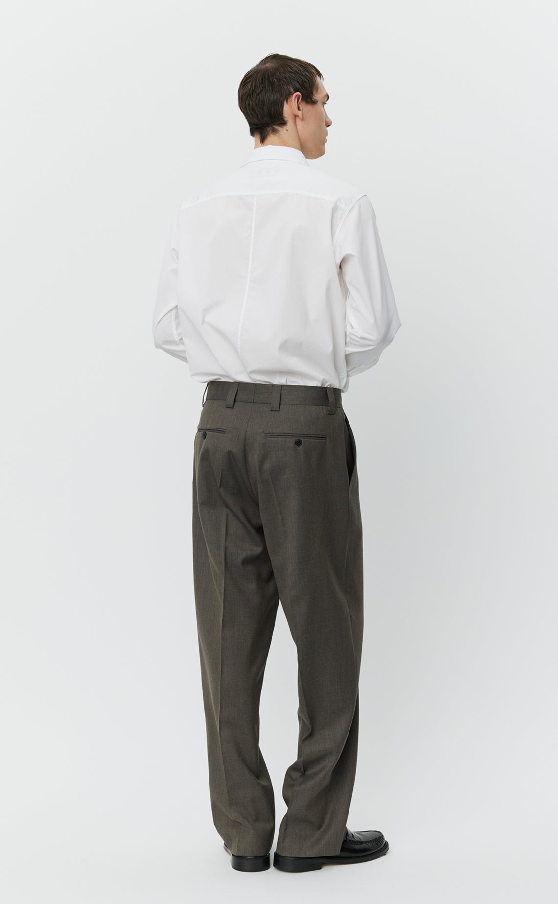Study Trousers - Taupe Wool